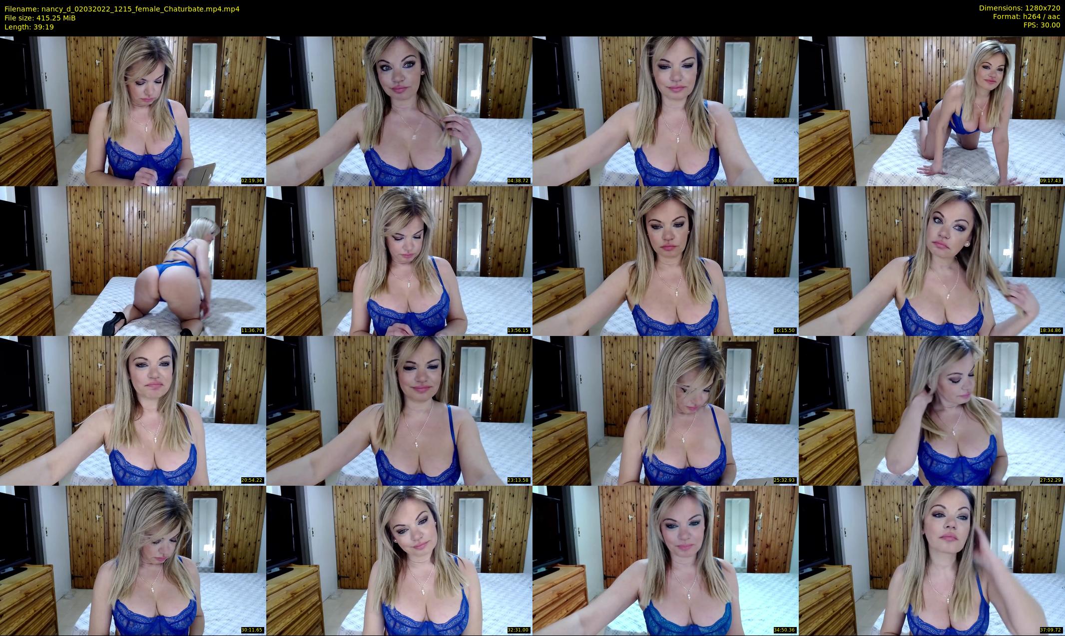 nancy_d — 40 minute Chaturbate female cam show recording, 720p, Mar 2, 2022