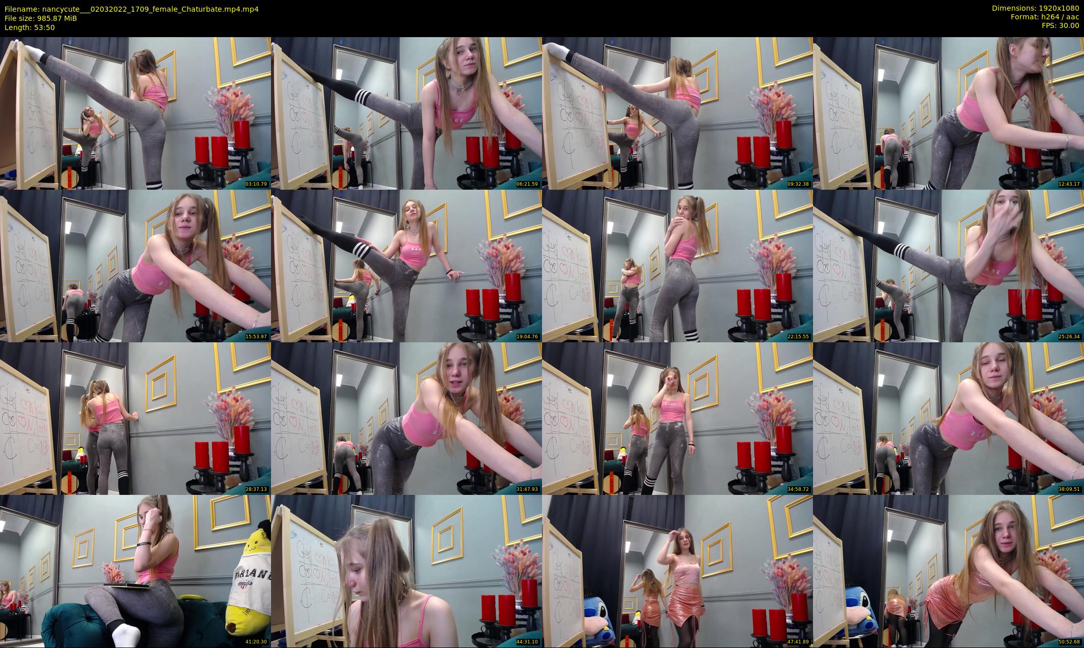 nancycute__ — 54 minute Chaturbate female cam show recording, 1080p, Mar 2, 2022
