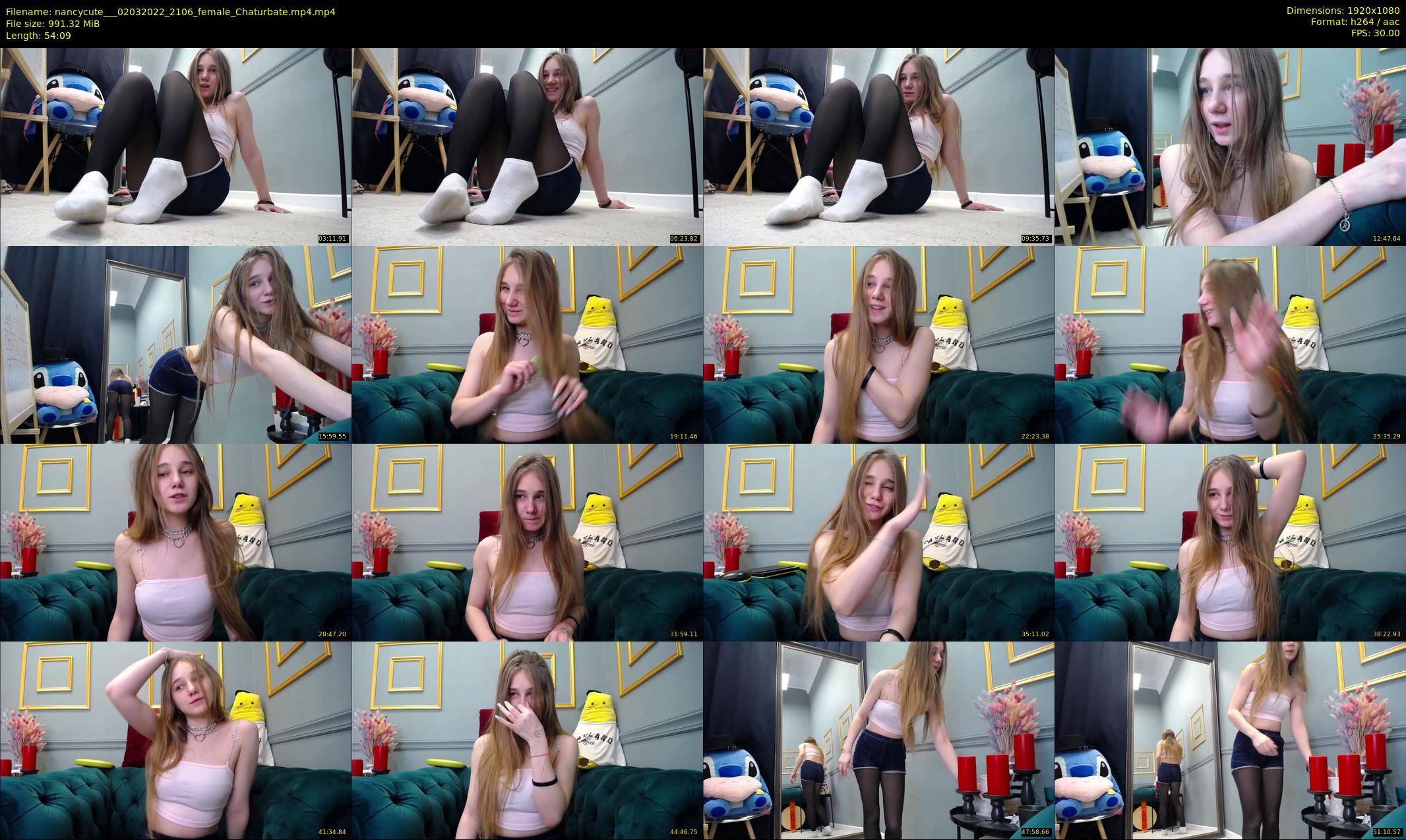nancycute__ — 55 minute Chaturbate female cam show recording, 1080p, Mar 2, 2022
