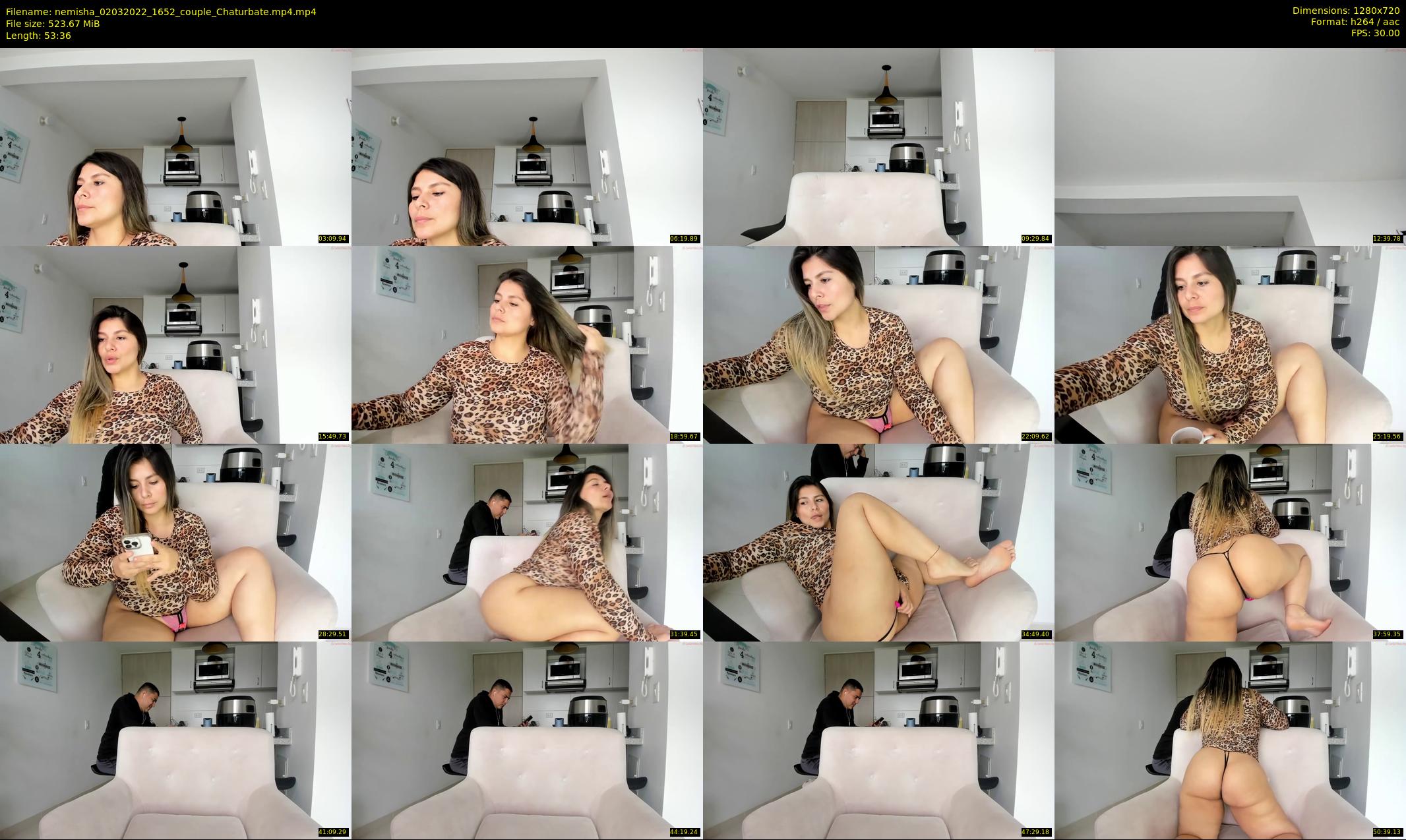 nemisha — 54 minute Chaturbate female cam show recording, 720p, Mar 2, 2022