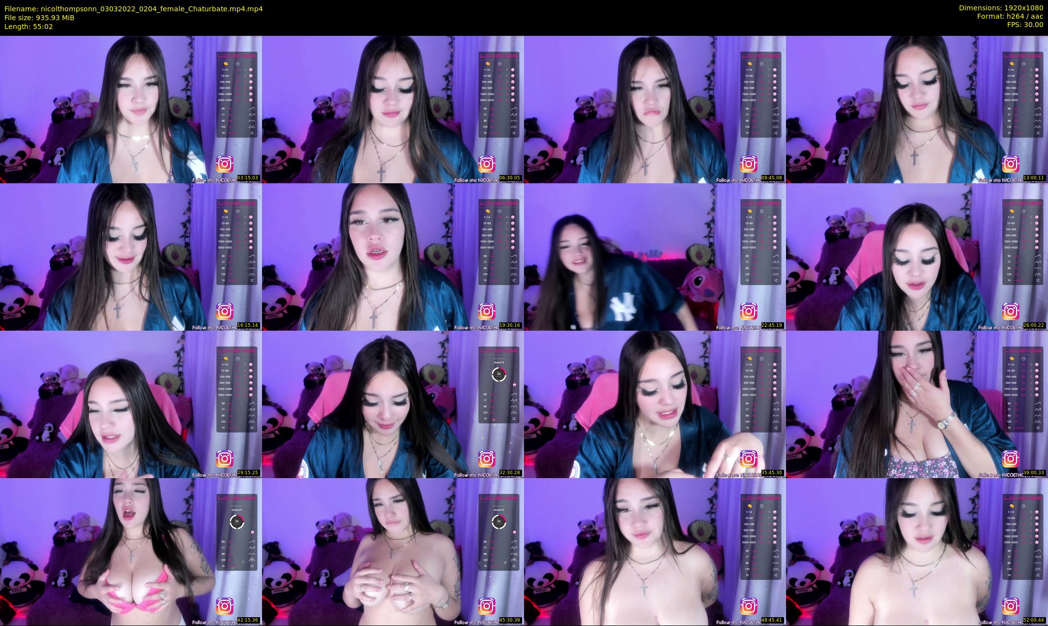 nicolthompsonn — 56 minute Chaturbate female cam show recording, 1080p, Mar 3, 2022