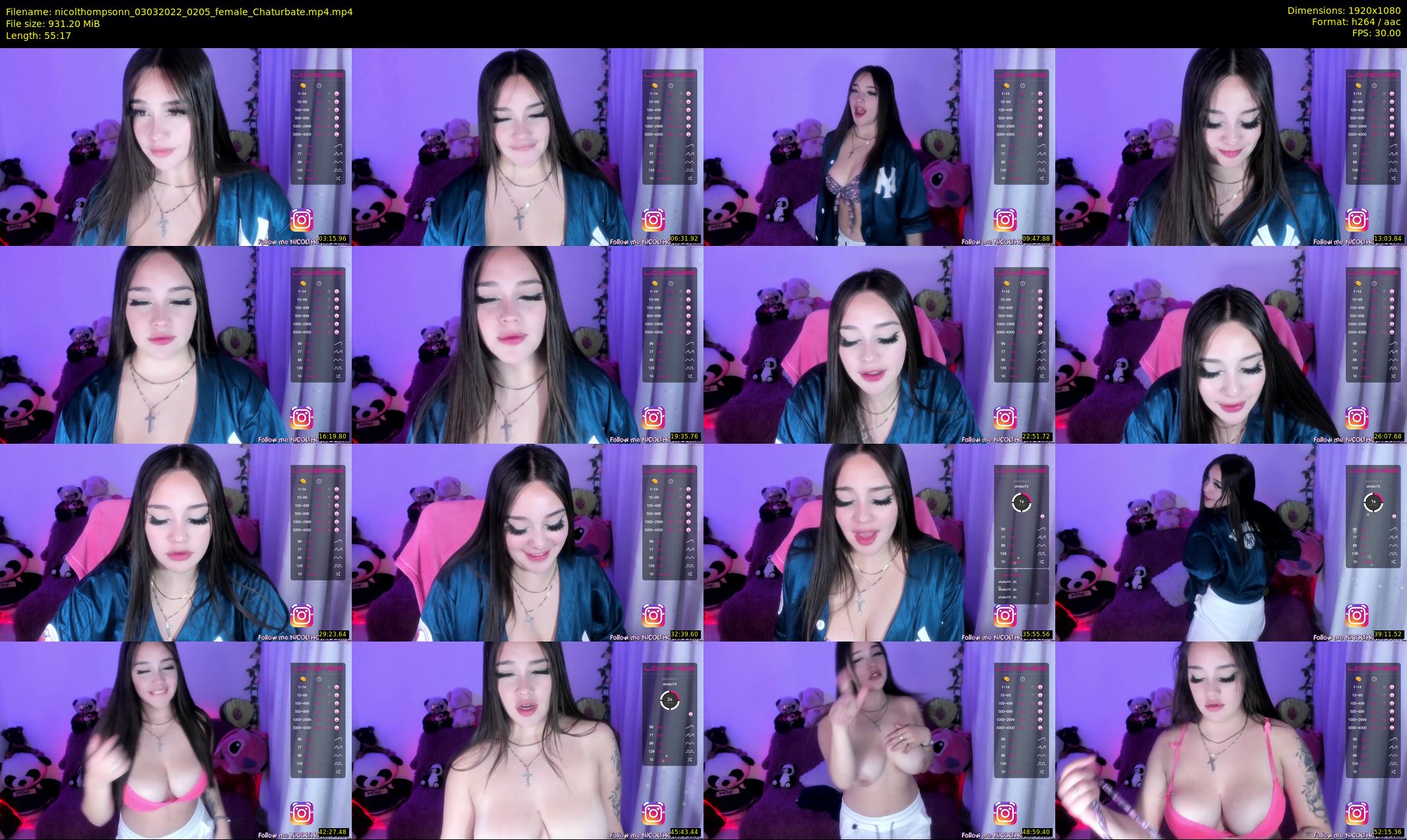 nicolthompsonn — 56 minute Chaturbate female cam show recording, 1080p, Mar 3, 2022