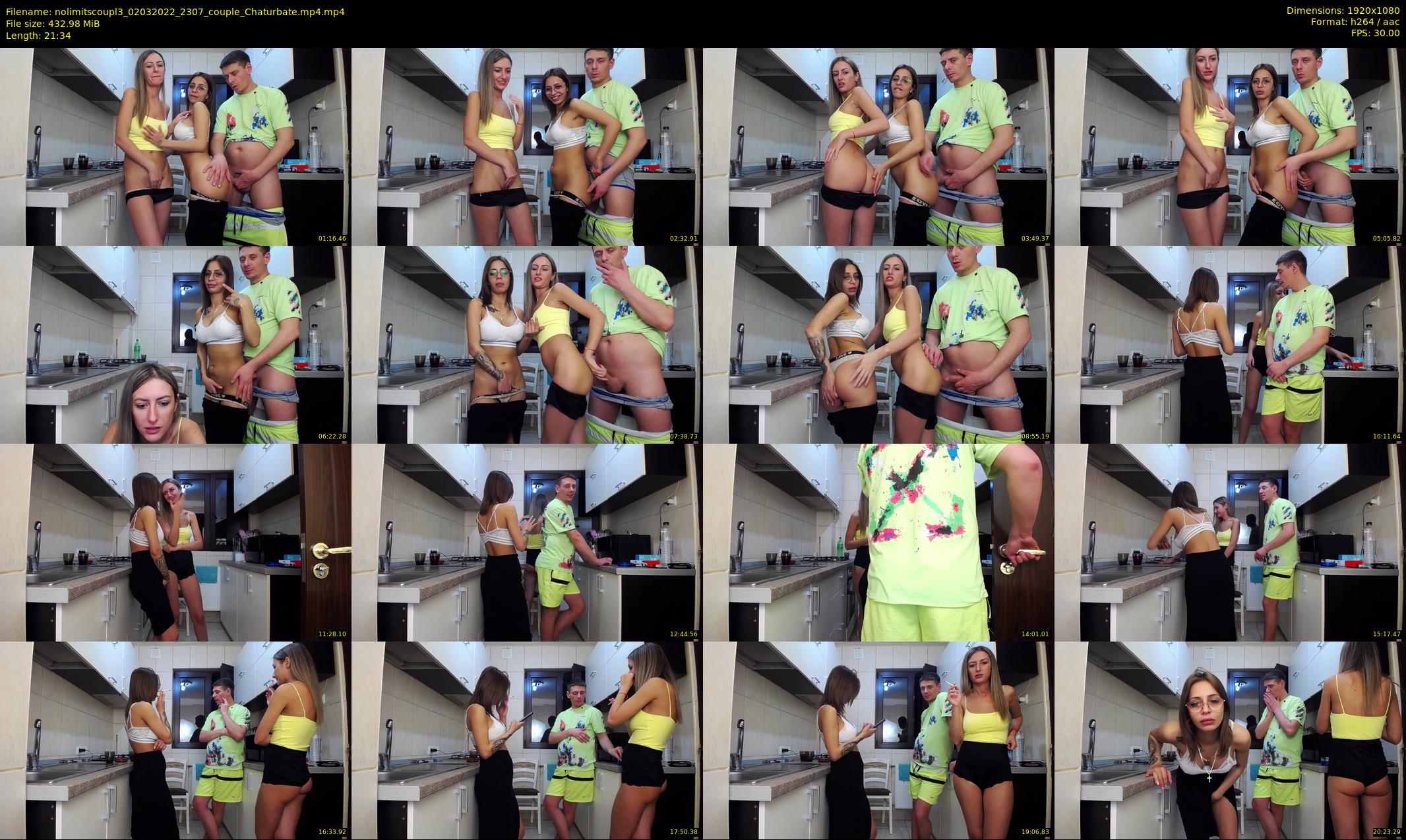 nolimitscoupl3 — 22 minute Chaturbate couple cam show recording, 1080p, Mar 2, 2022