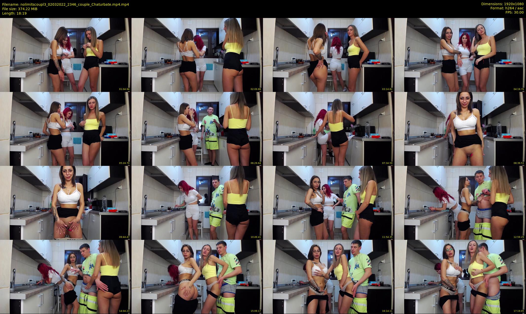 nolimitscoupl3 — 19 minute Chaturbate couple cam show recording, 1080p, Mar 2, 2022