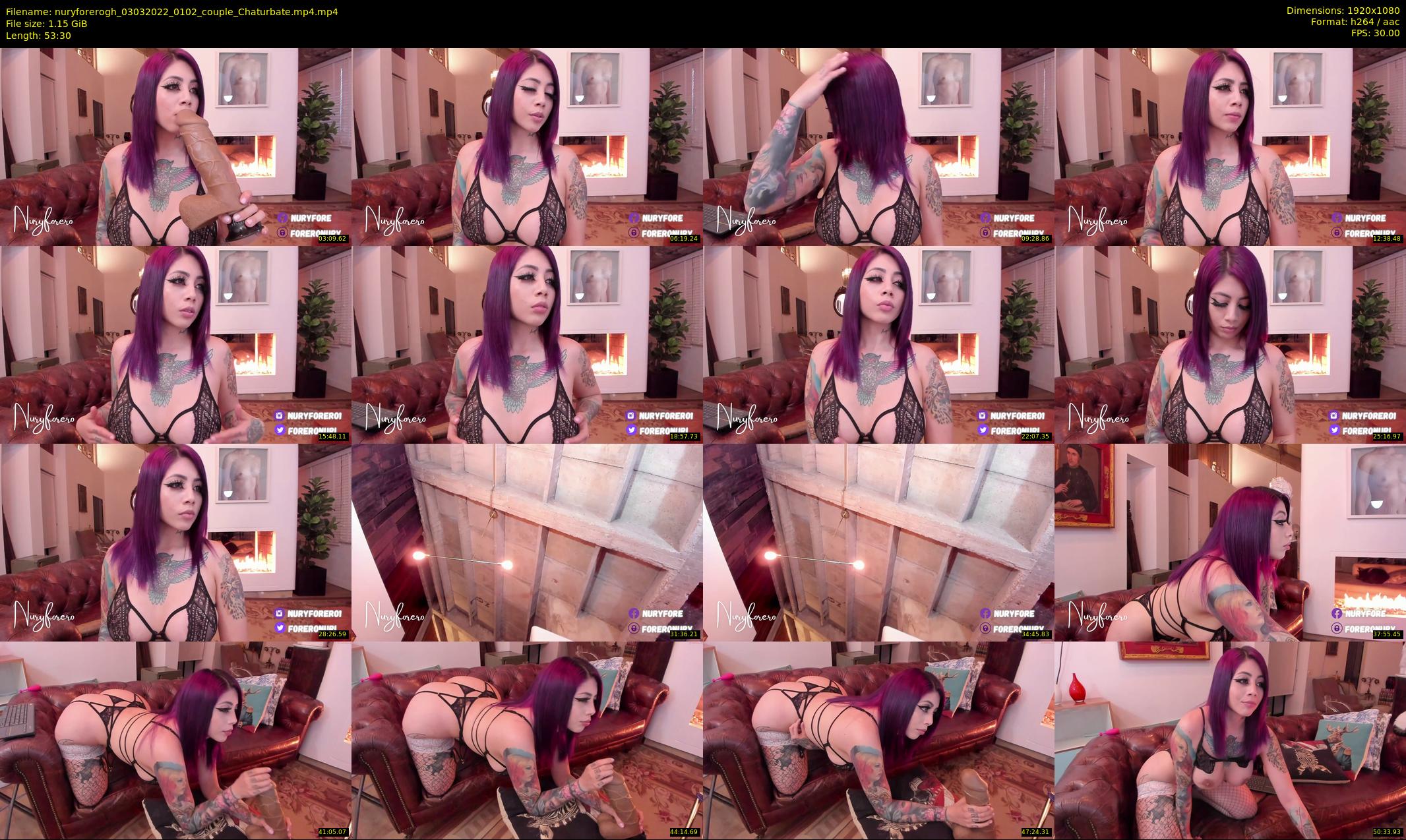 nuryforerogh — 54 minute Chaturbate female cam show recording, 1080p, Mar 3, 2022