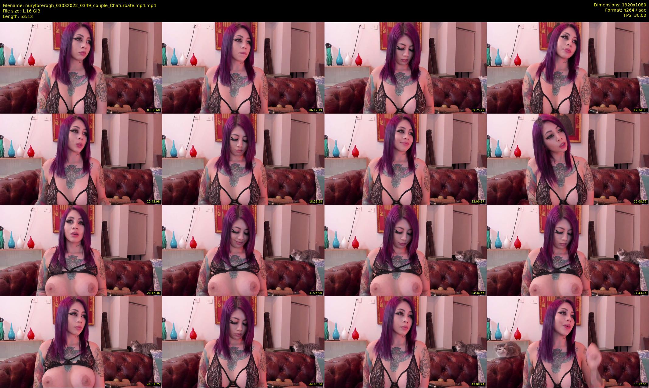 nuryforerogh — 54 minute Chaturbate female cam show recording, 1080p, Mar 3, 2022