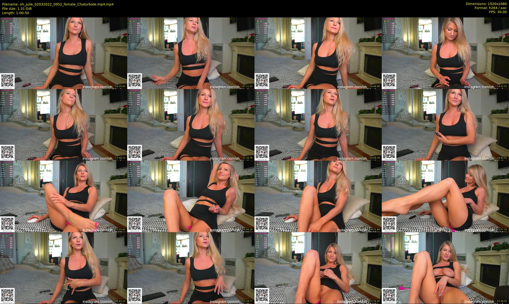 oh_julie — 61 minute Chaturbate female cam show recording, 1080p, Mar 2, 2022