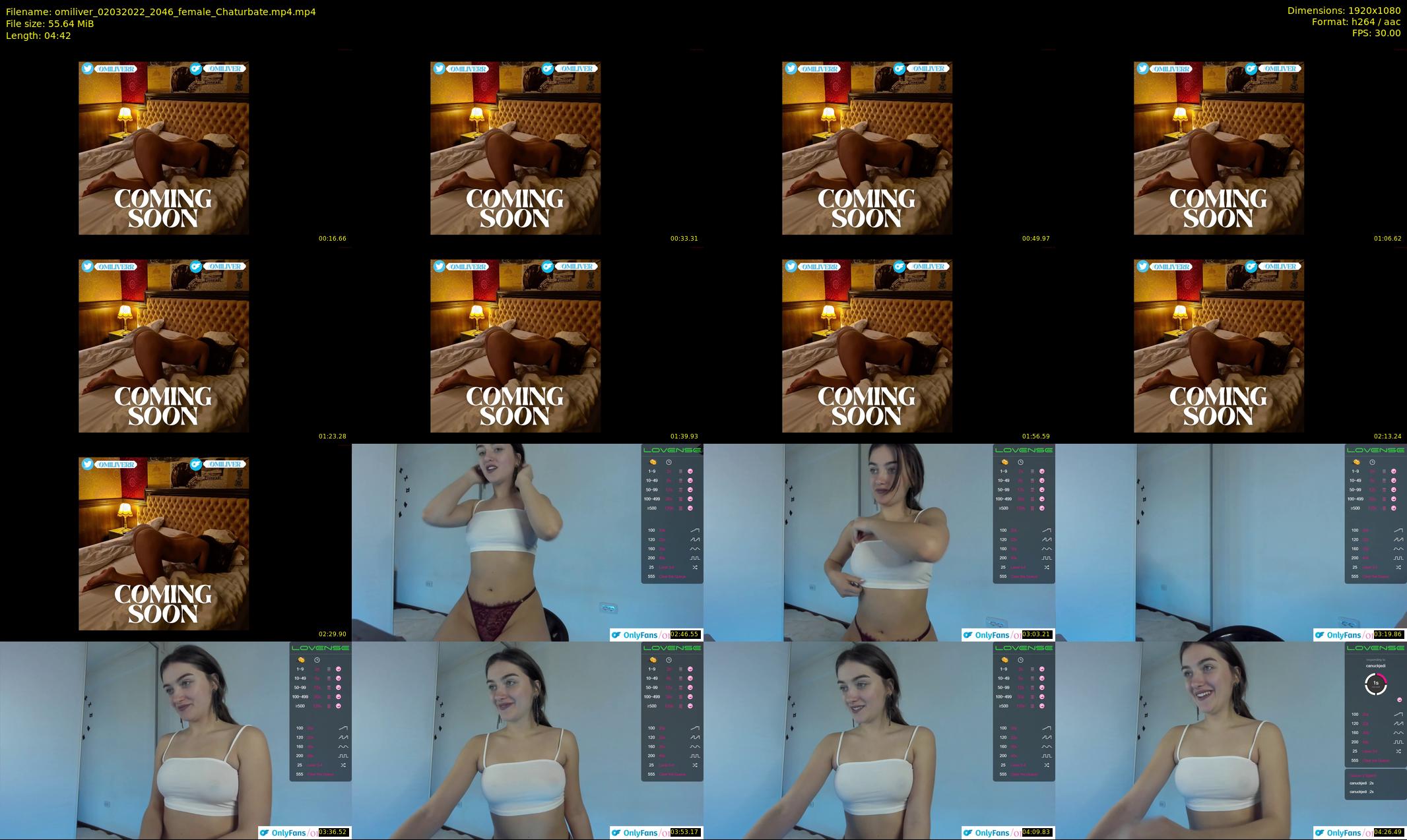 omiliver — 5 minute Chaturbate female cam show recording, 1080p, Mar 2, 2022