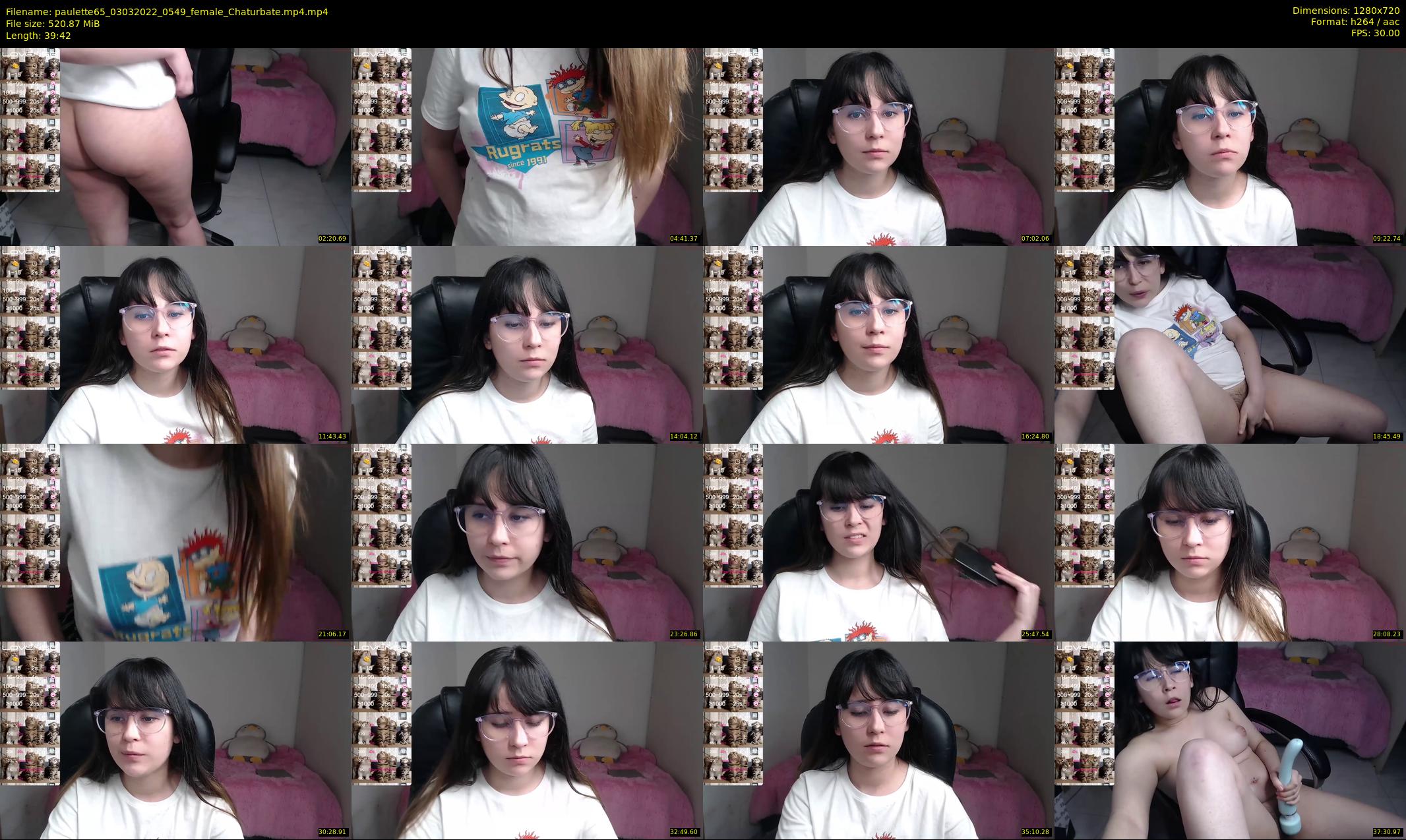 paulette65 — 40 minute Chaturbate female cam show recording, 720p, Mar 3, 2022