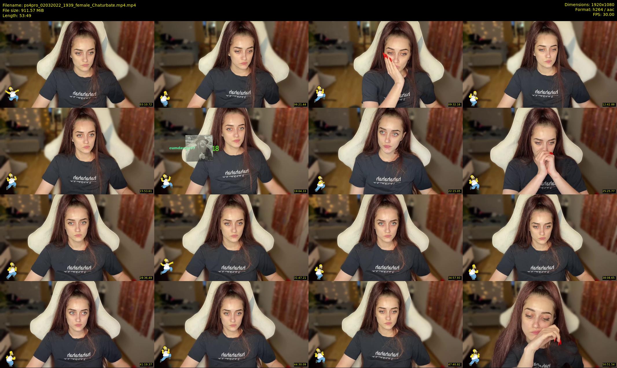 ps4pro — 54 minute Chaturbate female cam show recording, 1080p, Mar 2, 2022
