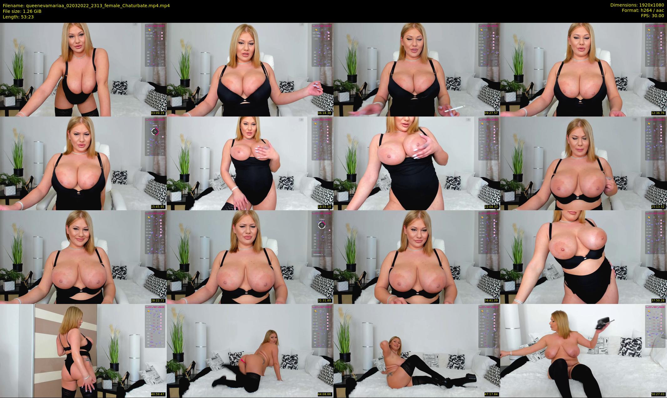 queenevamariaa — 54 minute Chaturbate female cam show recording, 1080p, Mar 2, 2022