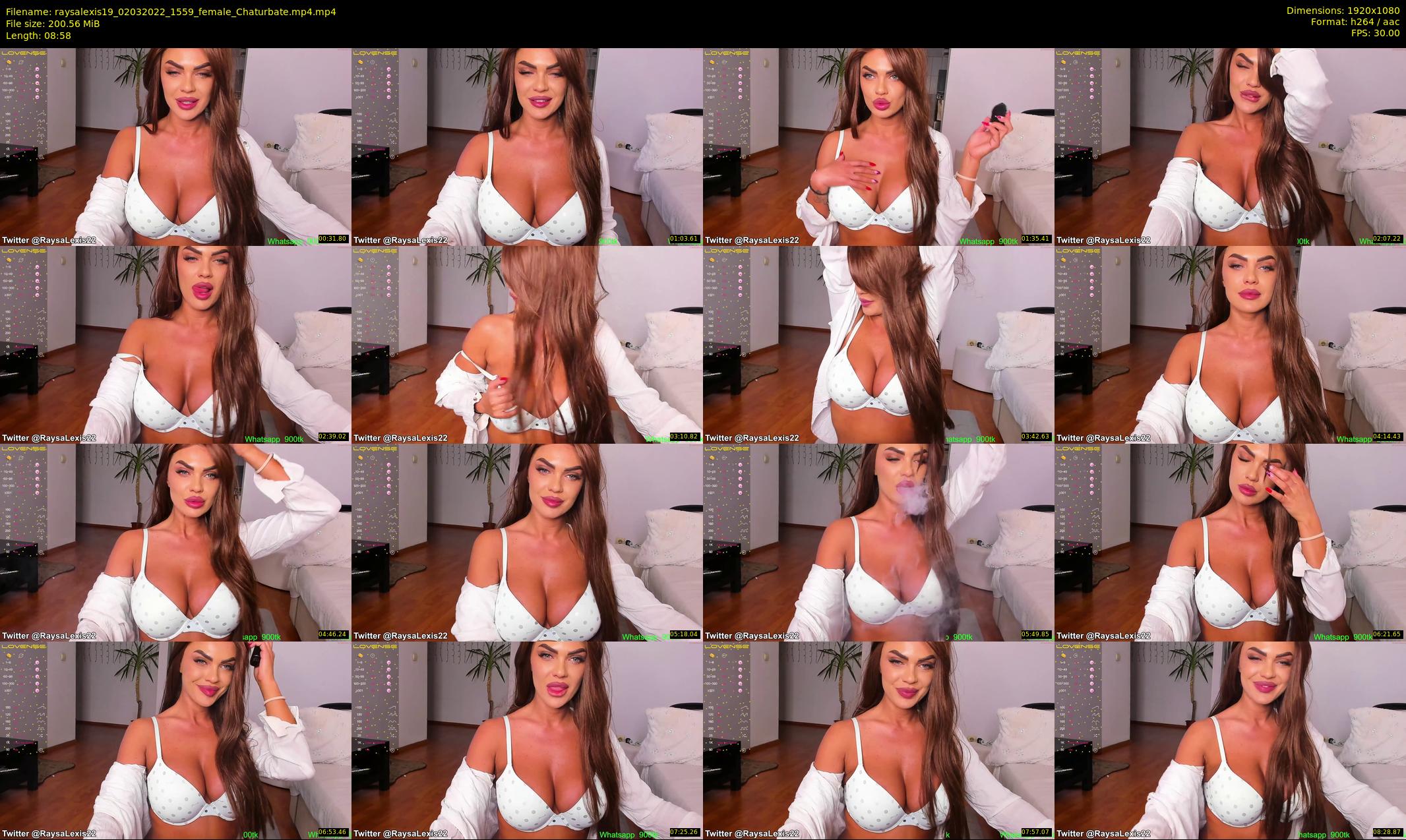 raysalexis19 — 9 minute Chaturbate female cam show recording, 1080p, Mar 2, 2022