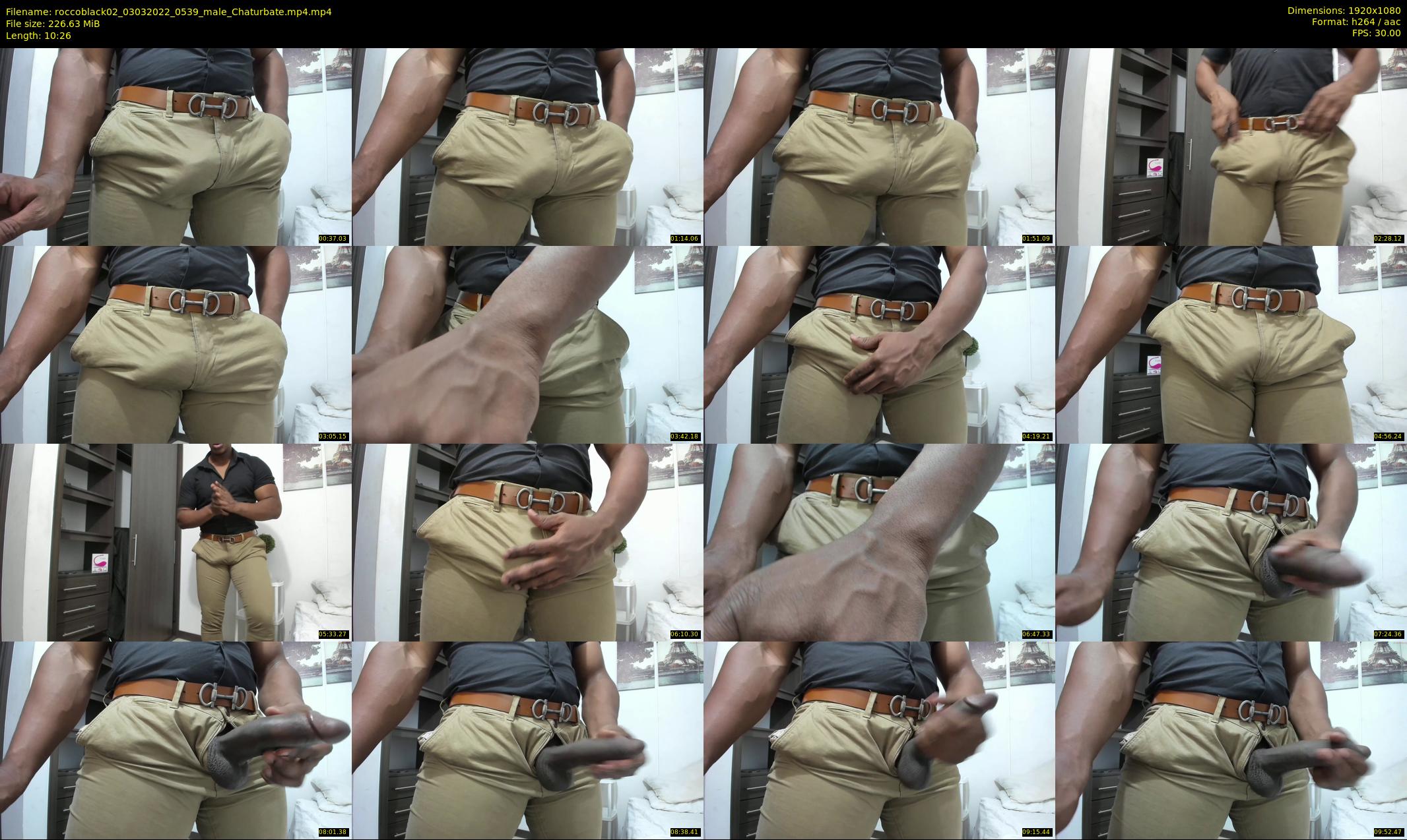 roccoblack02 — 11 minute Chaturbate male cam show recording, 1080p, Mar 3, 2022