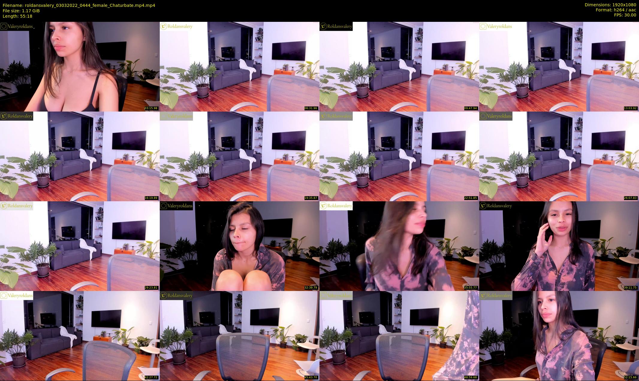 roldansvalery — 56 minute Chaturbate female cam show recording, 1080p, Mar 3, 2022