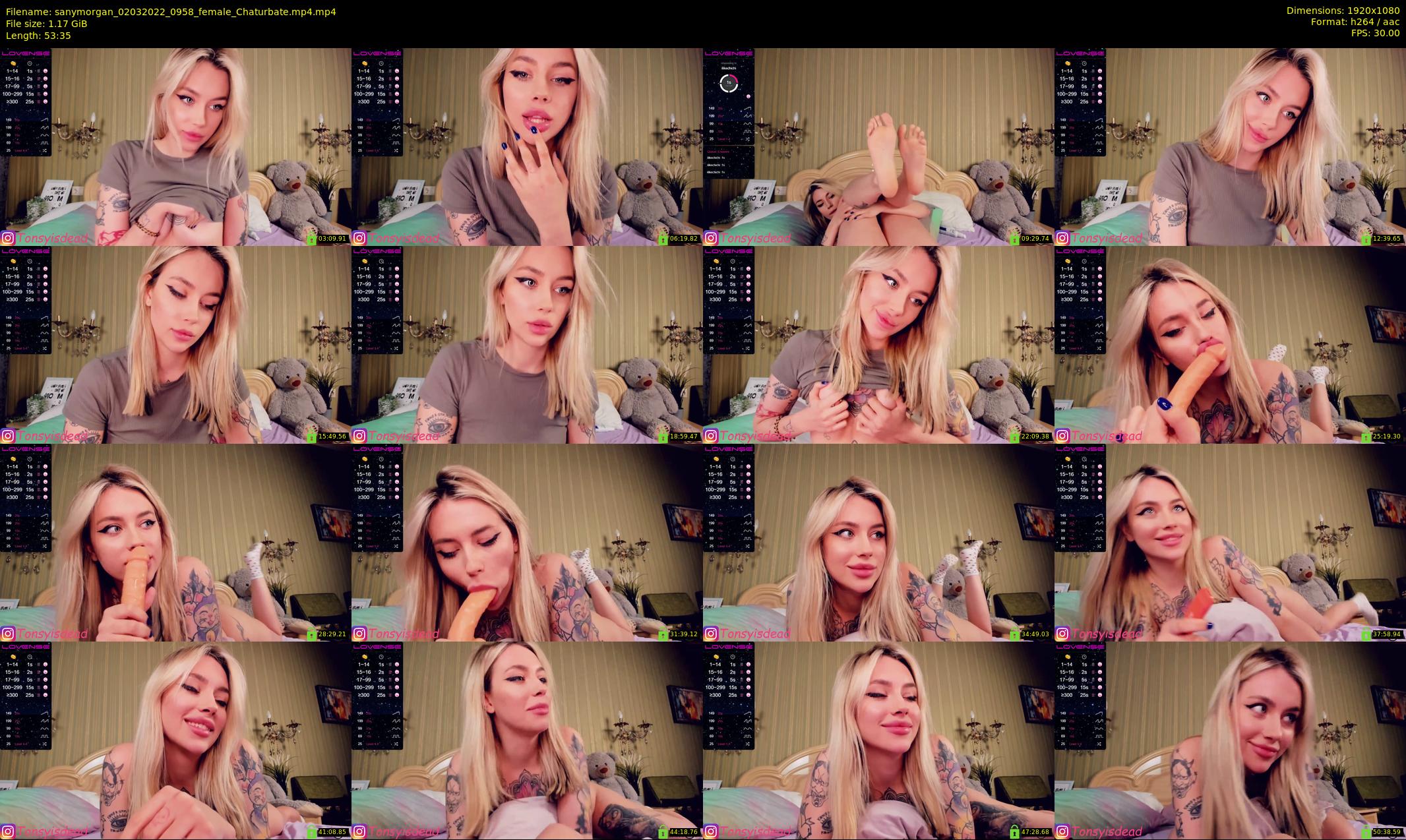 sanymorgan — 54 minute Chaturbate couple cam show recording, 1080p, Mar 2, 2022