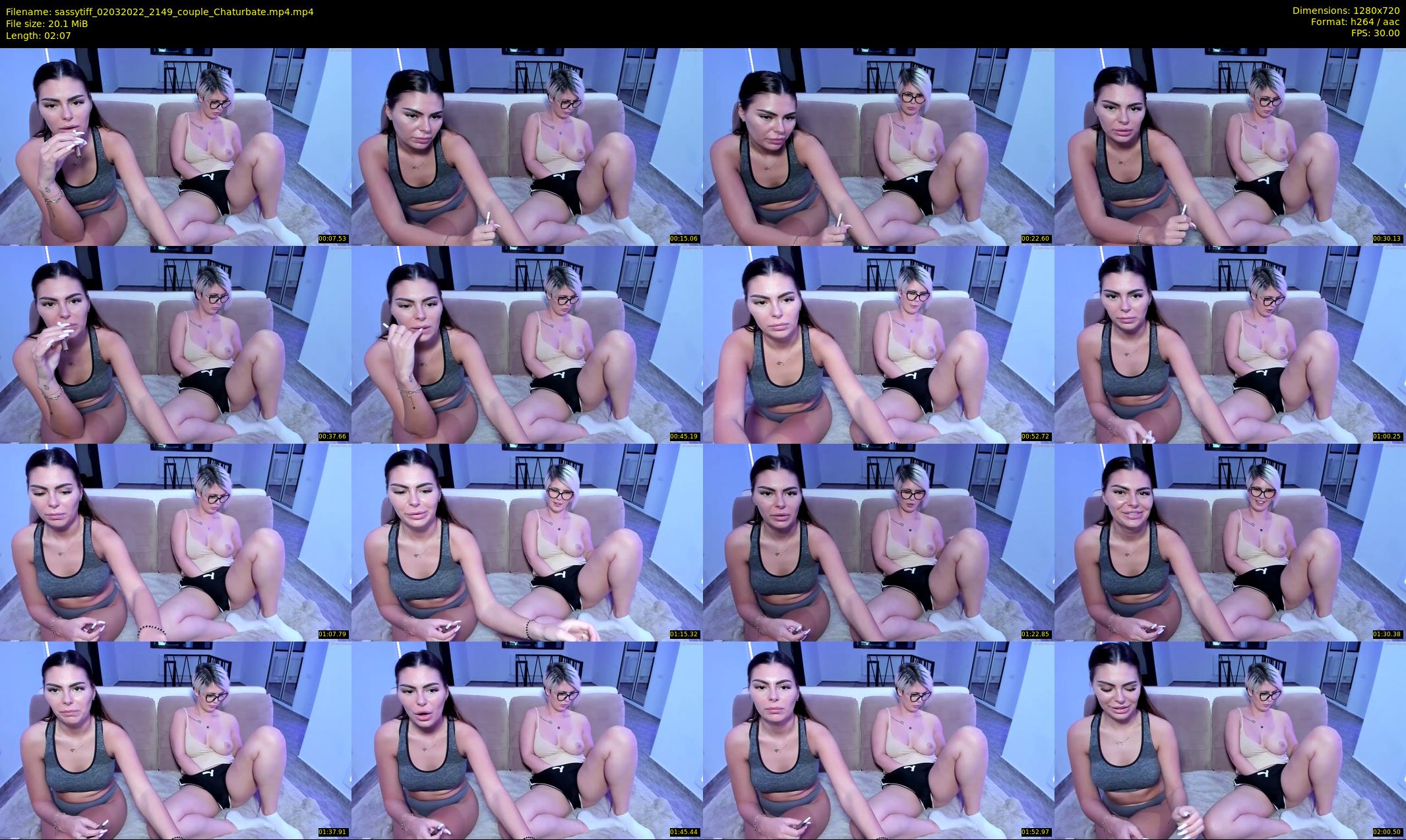 sassytiff — 3 minute Chaturbate couple cam show recording, 720p, Mar 2, 2022