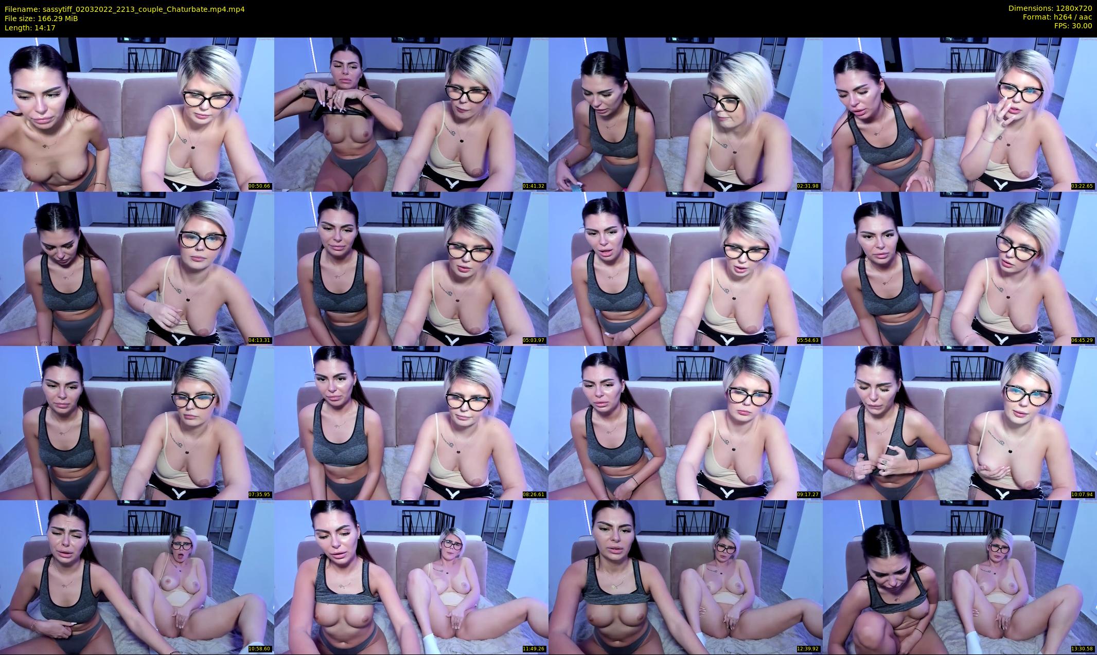 sassytiff — 15 minute Chaturbate couple cam show recording, 720p, Mar 2, 2022