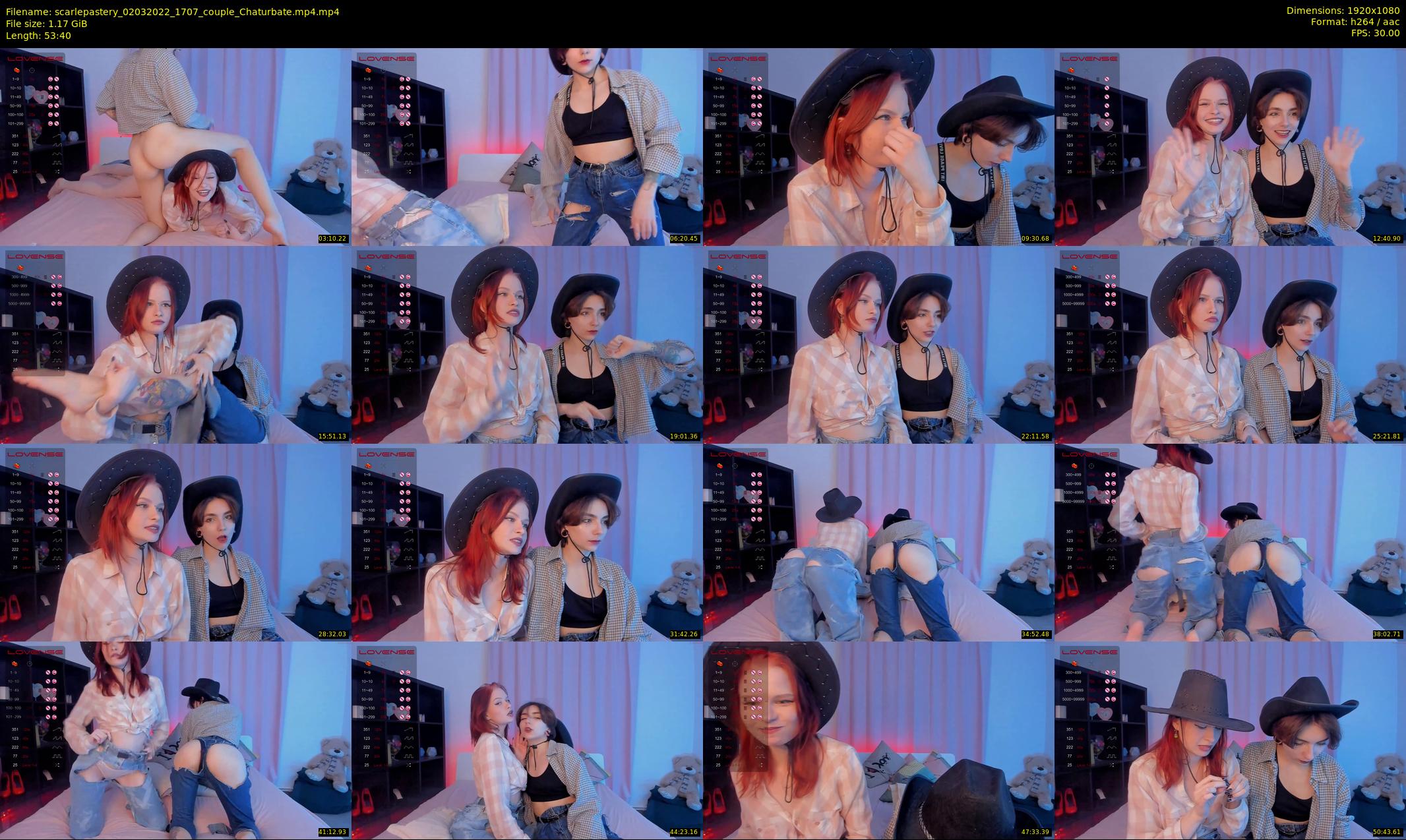 scarlepastery — 54 minute Chaturbate couple cam show recording, 1080p, Mar 2, 2022