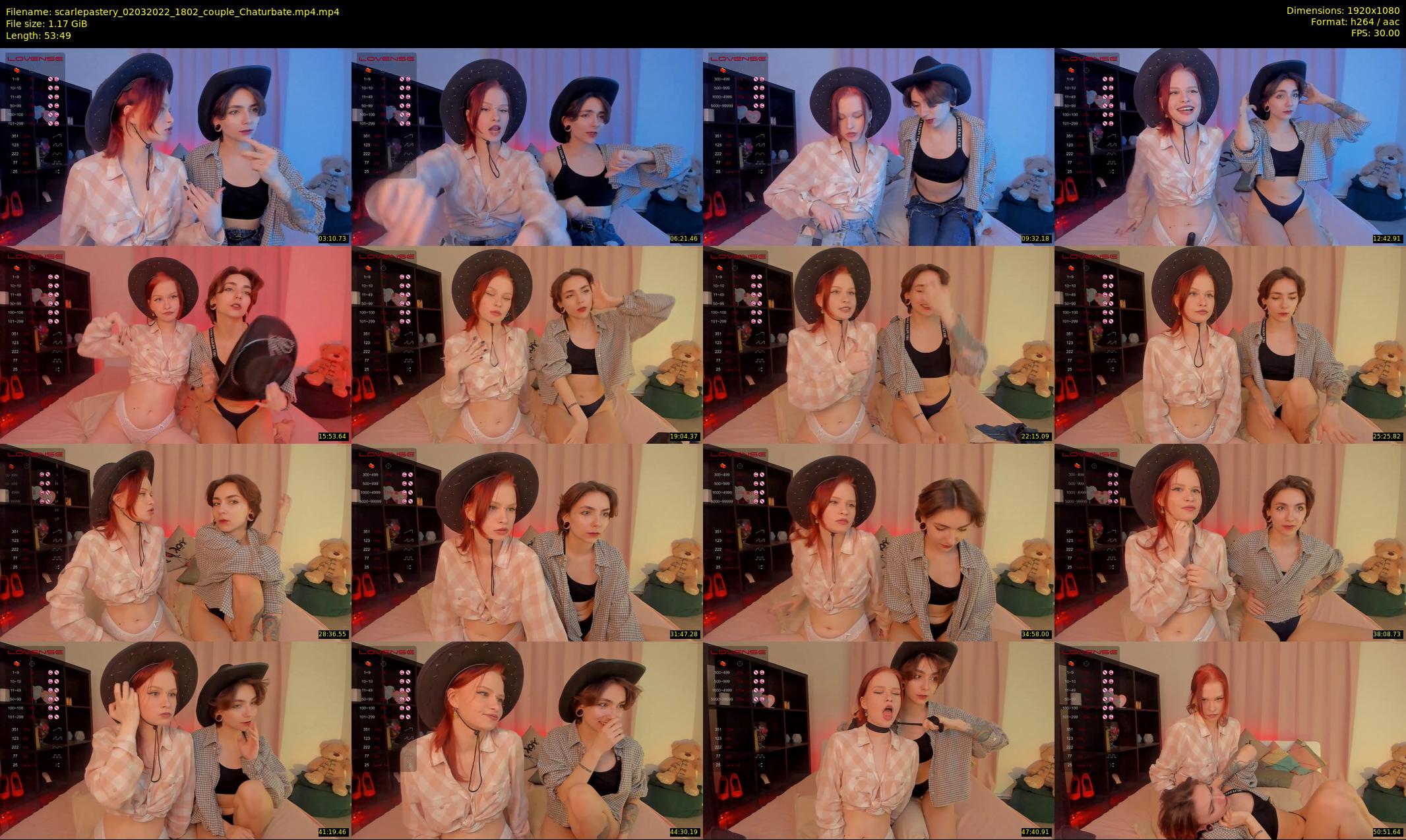scarlepastery — 54 minute Chaturbate couple cam show recording, 1080p, Mar 2, 2022