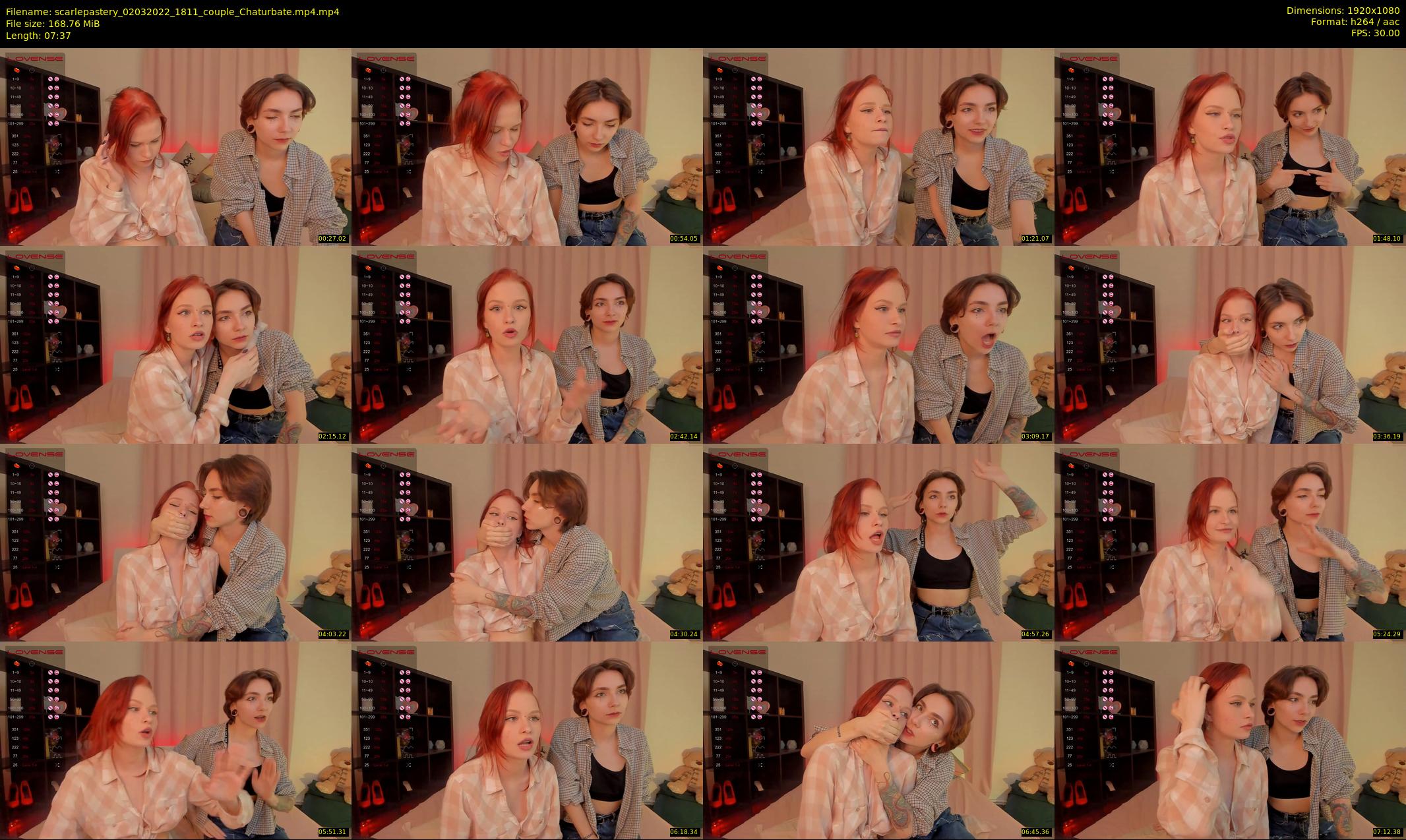 scarlepastery — 8 minute Chaturbate couple cam show recording, 1080p, Mar 2, 2022