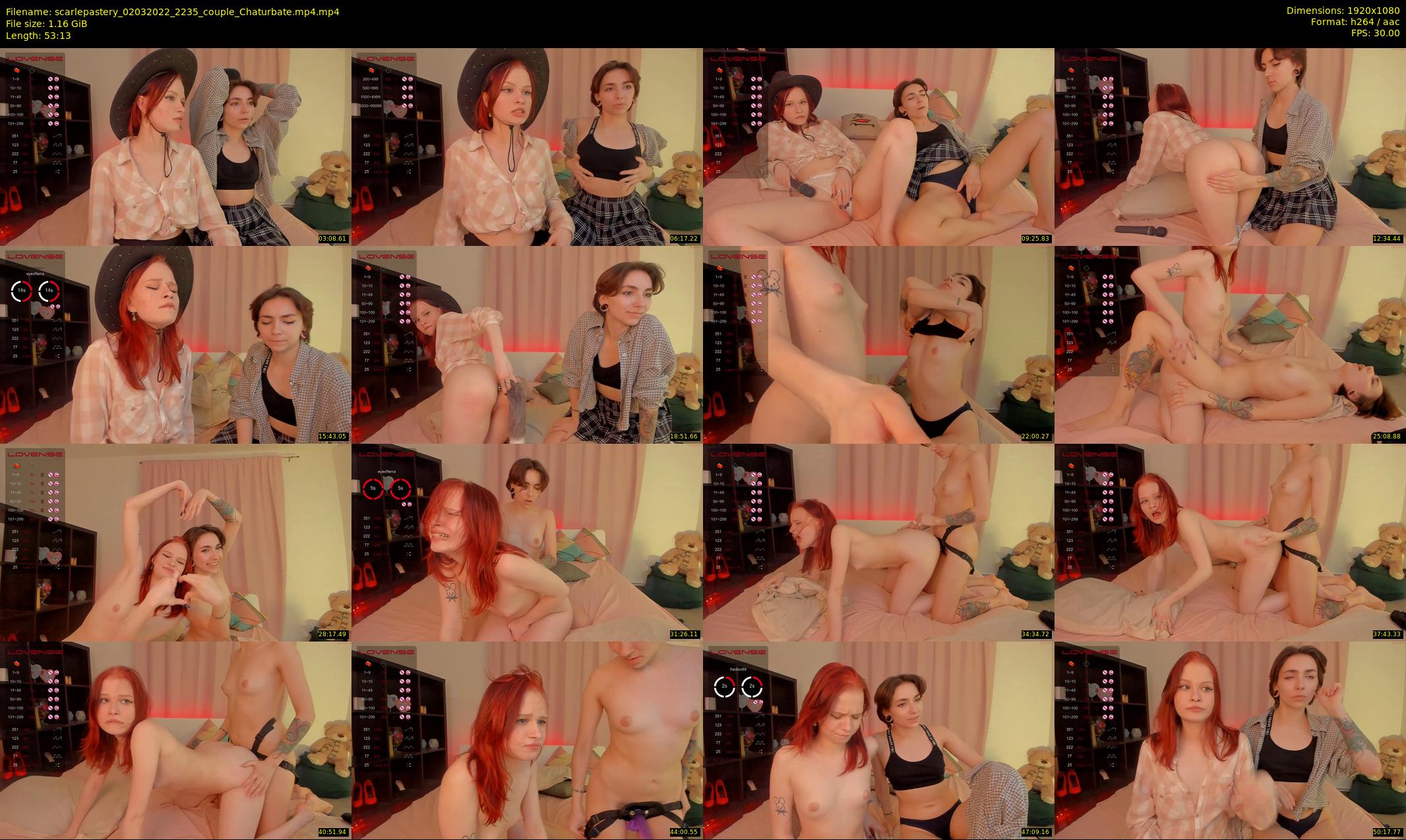 scarlepastery — 54 minute Chaturbate couple cam show recording, 1080p, Mar 2, 2022