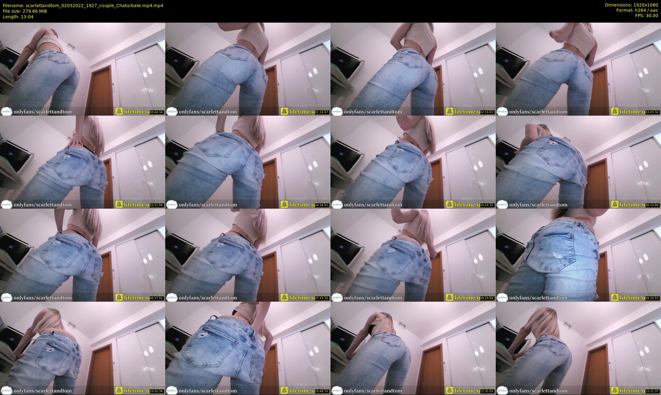 scarlettandtom — 14 minute Chaturbate couple cam show recording, 1080p, Mar 2, 2022