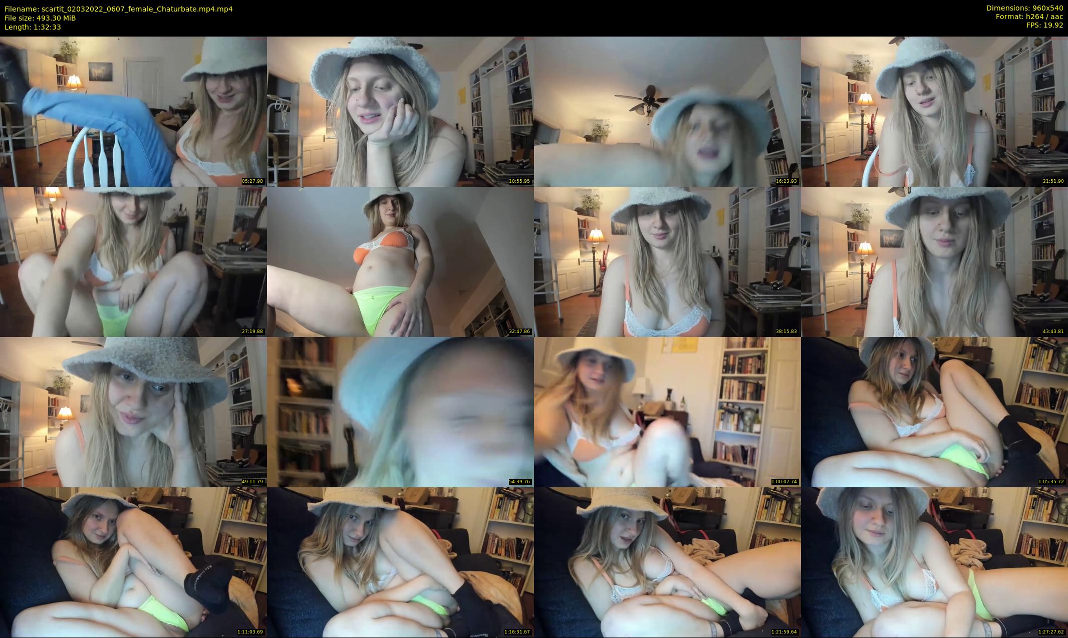 scartit — 93 minute Chaturbate female cam show recording, 480p, Mar 2, 2022