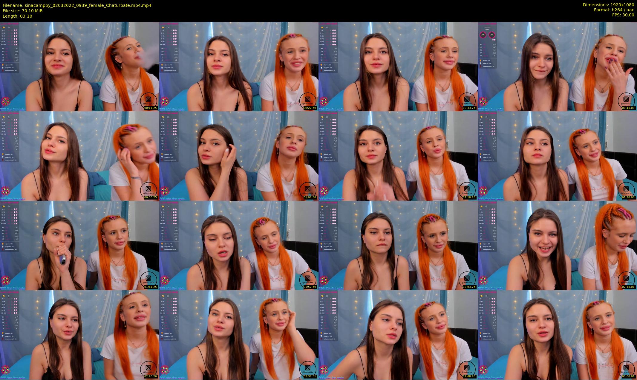 sinacampby — 4 minute Chaturbate couple cam show recording, 1080p, Mar 2, 2022
