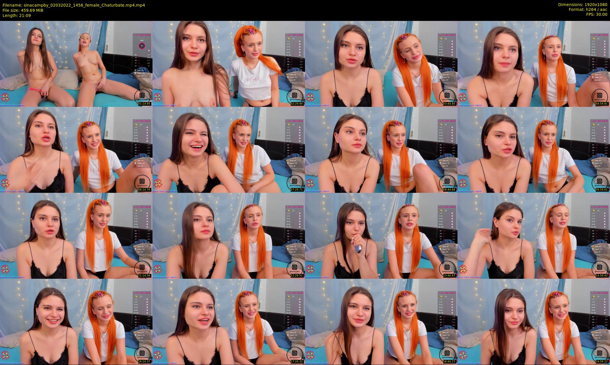 sinacampby — 22 minute Chaturbate couple cam show recording, 1080p, Mar 2, 2022