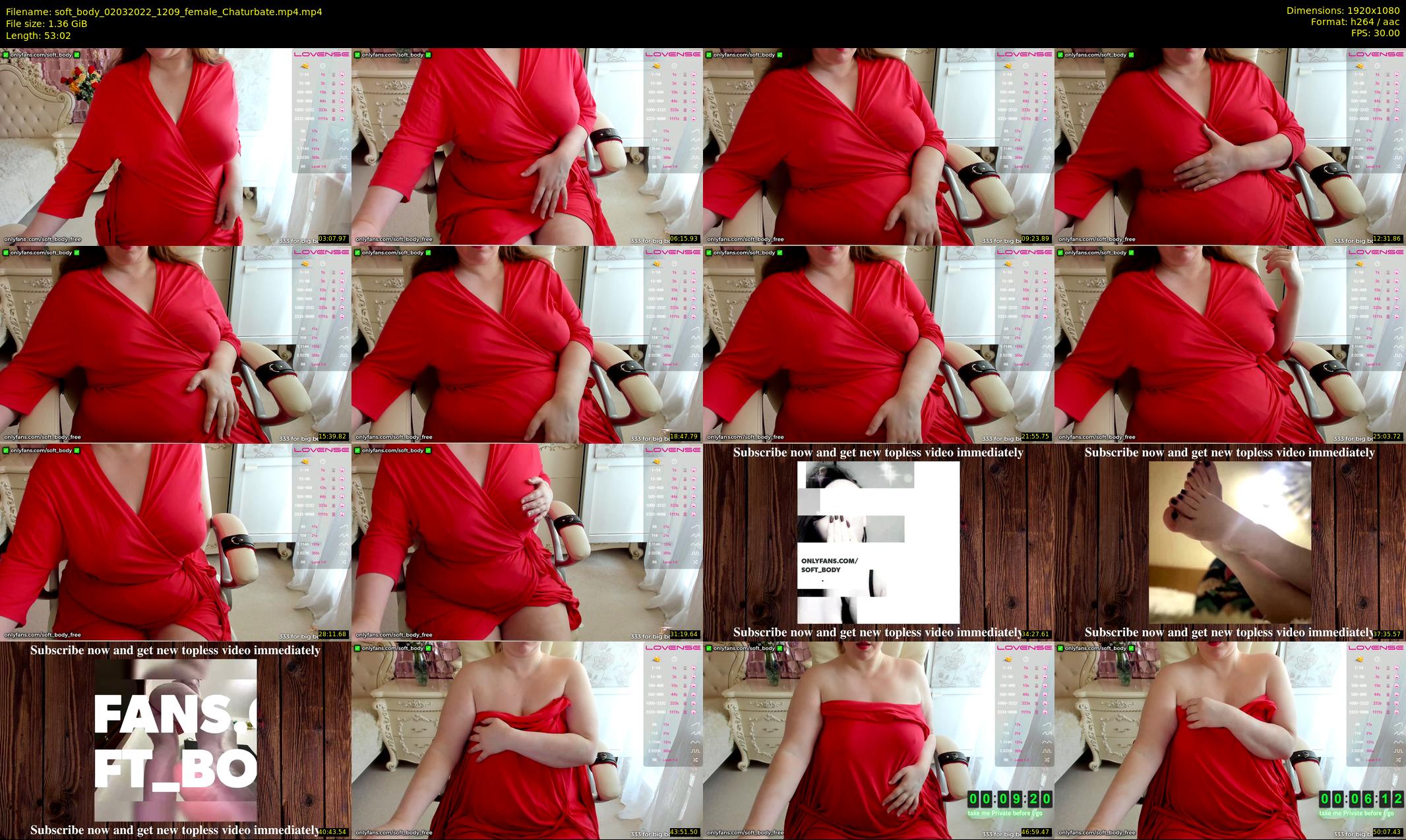 soft_body — 54 minute Chaturbate female cam show recording, 1080p, Mar 2, 2022
