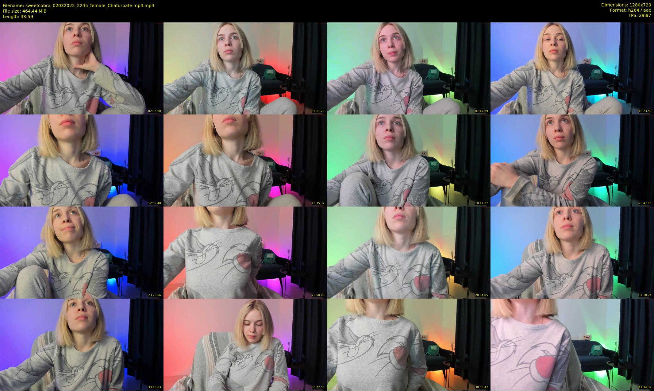 sweetcobra — 44 minute Chaturbate female cam show recording, 720p, Mar 2, 2022