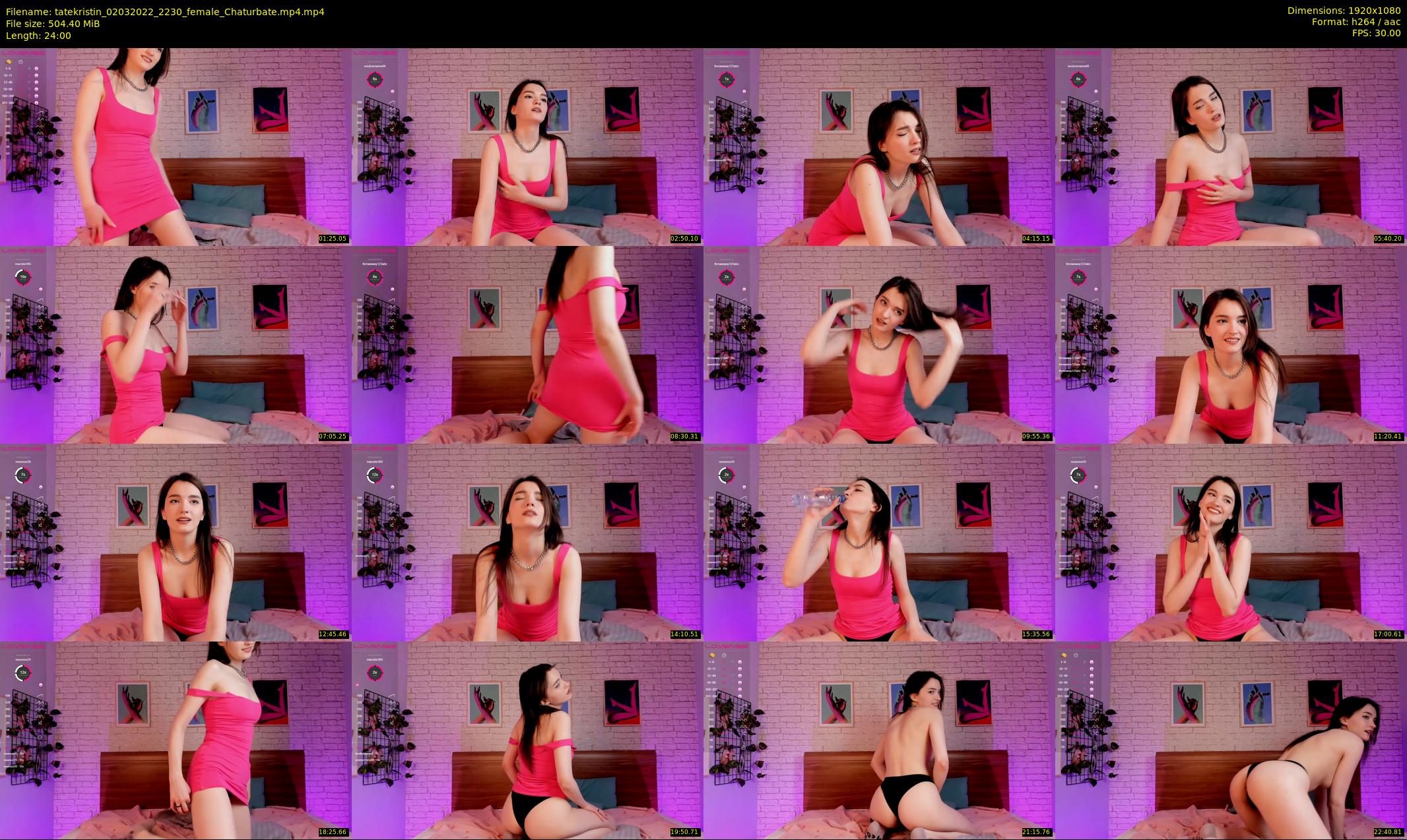 tatekristin — 24 minute Chaturbate female cam show recording, 1080p, Mar 2, 2022