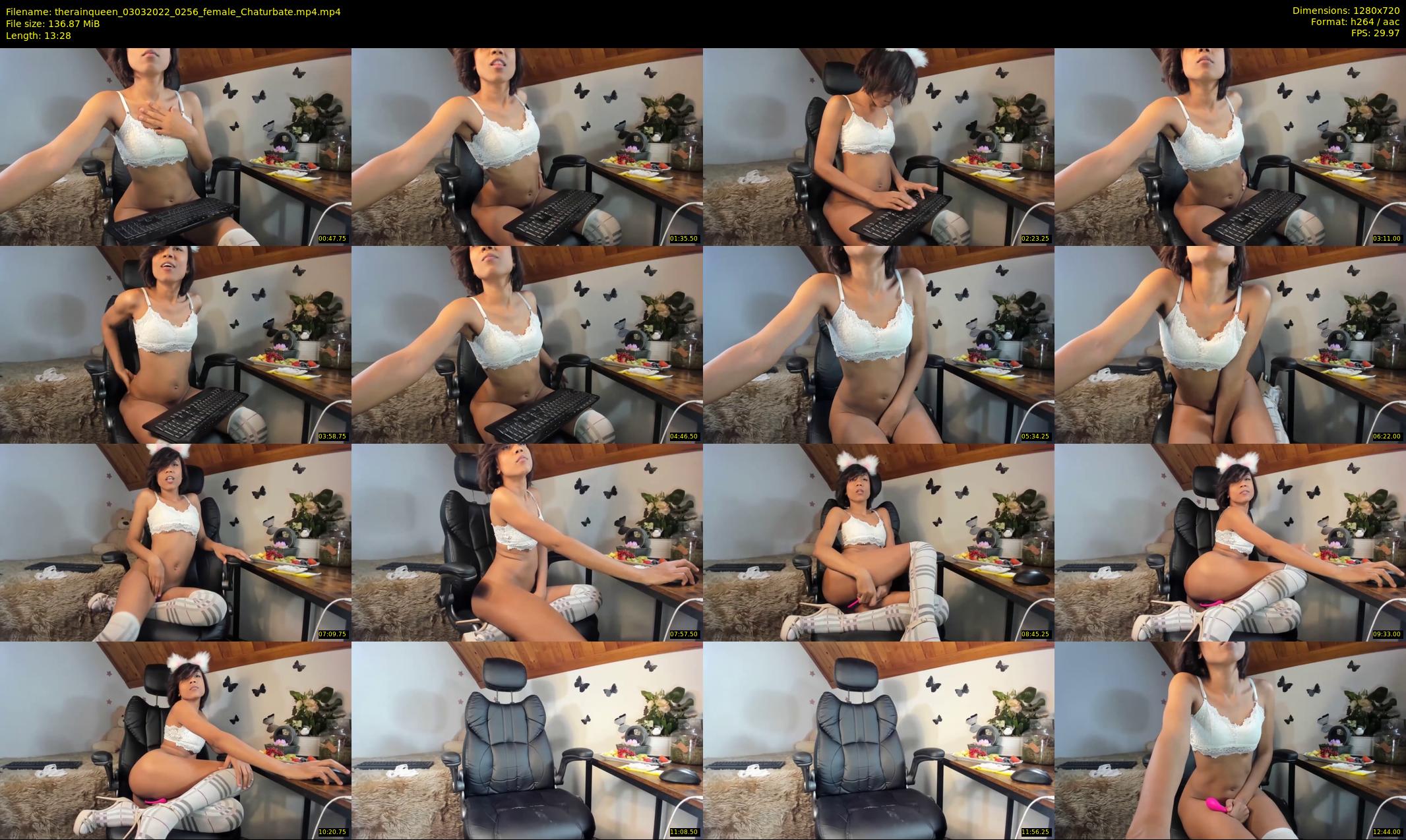 therainqueen — 14 minute Chaturbate female cam show recording, 720p, Mar 3, 2022