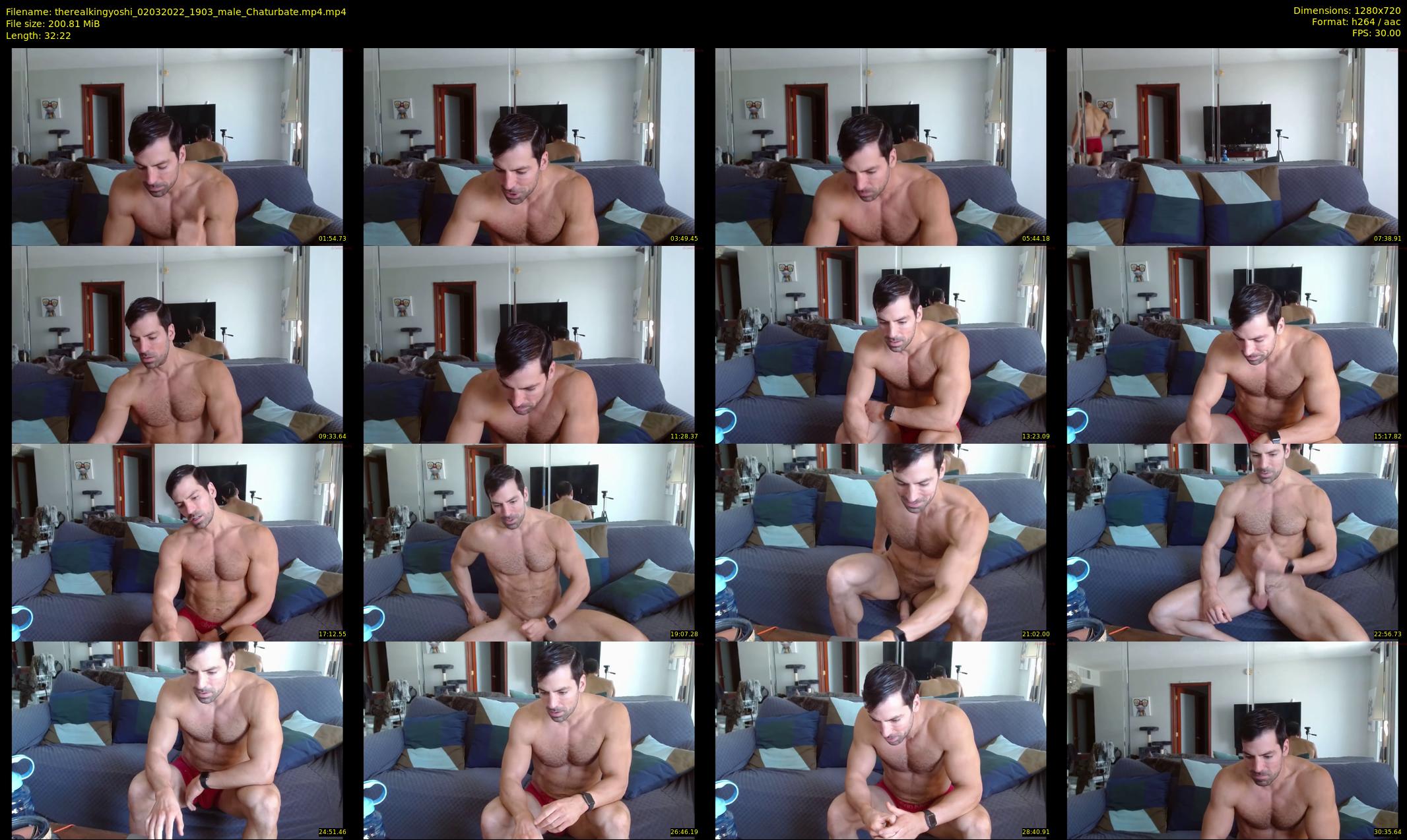 therealkingyoshi — 33 minute Chaturbate male cam show recording, 720p, Mar 2, 2022