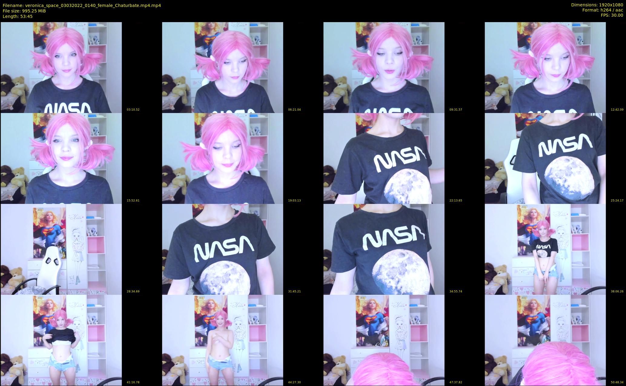 veronica_space — 54 minute Chaturbate female cam show recording, 1080p, Mar 3, 2022