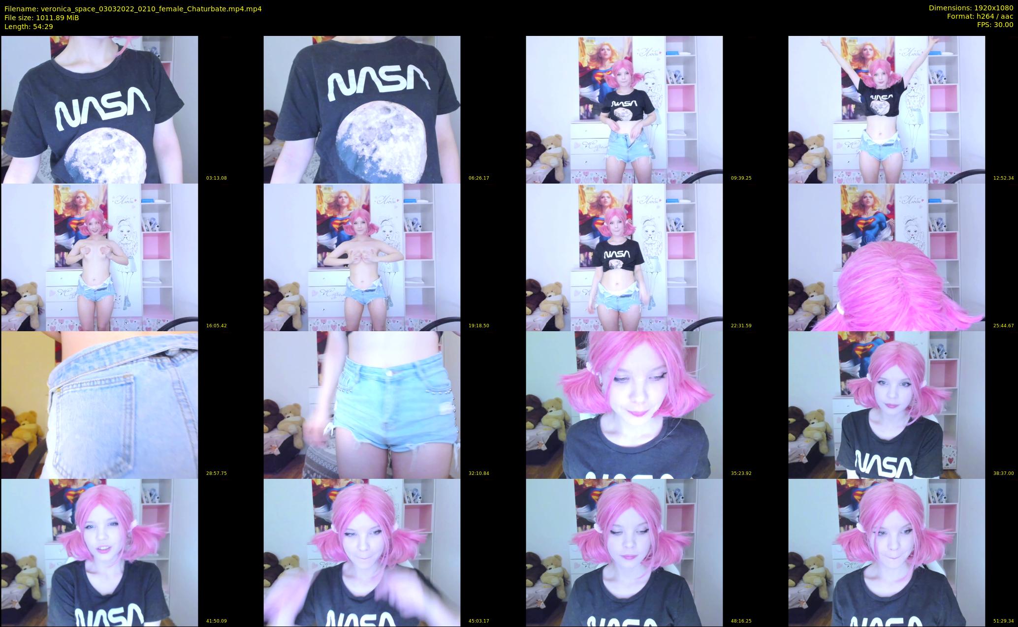 veronica_space — 55 minute Chaturbate female cam show recording, 1080p, Mar 3, 2022