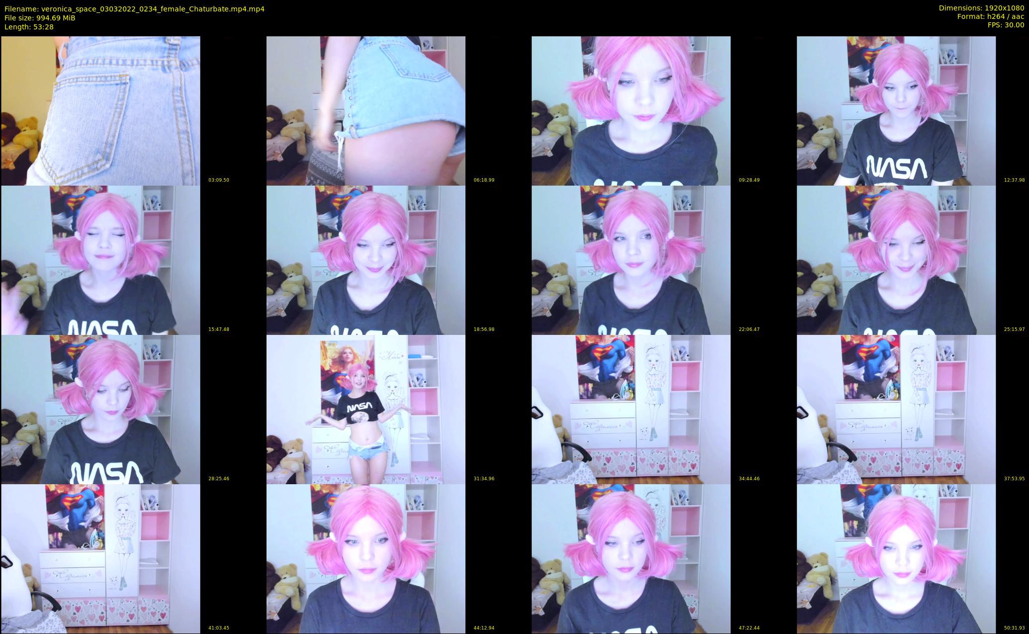 veronica_space — 54 minute Chaturbate female cam show recording, 1080p, Mar 3, 2022