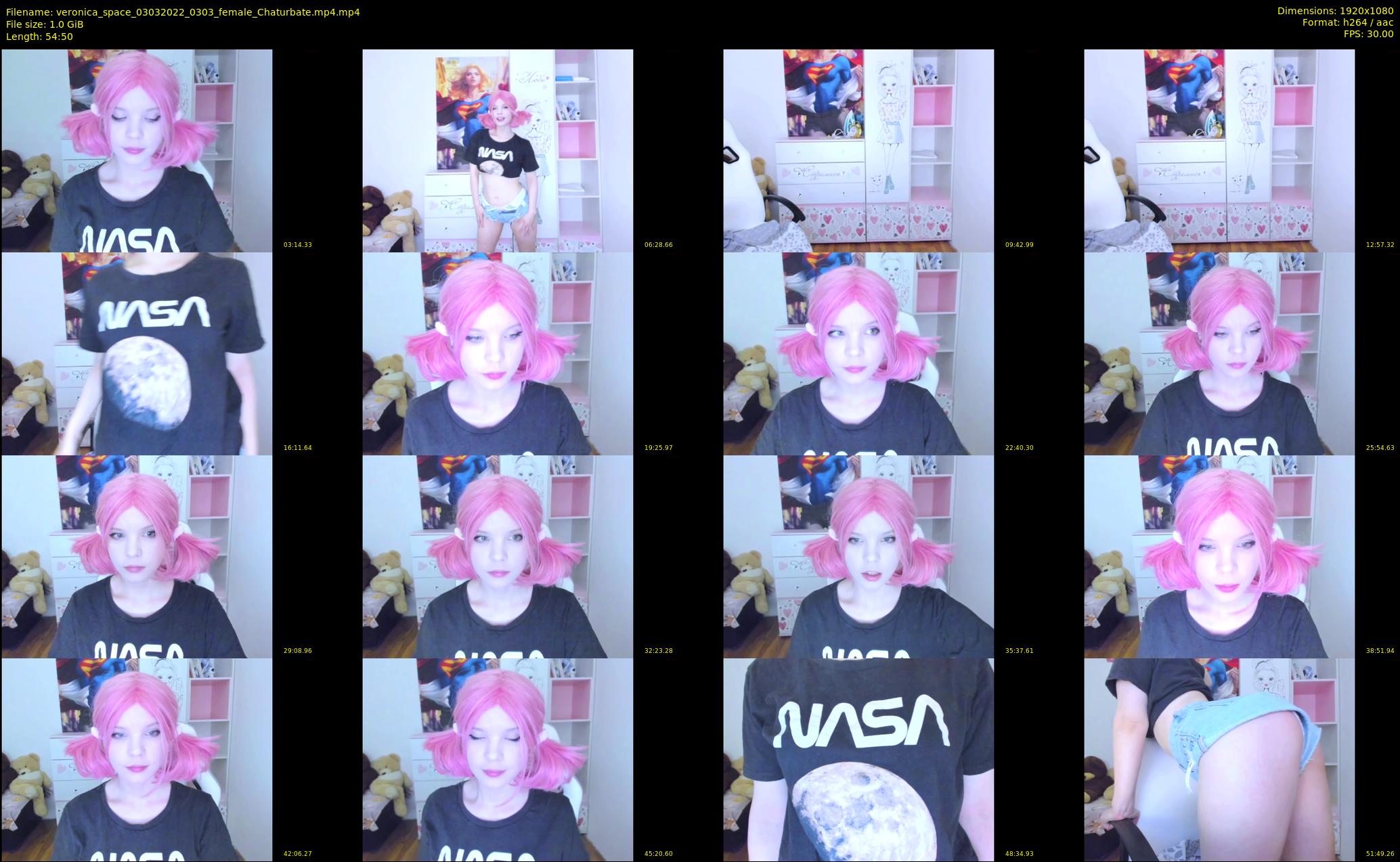 veronica_space — 55 minute Chaturbate female cam show recording, 1080p, Mar 3, 2022