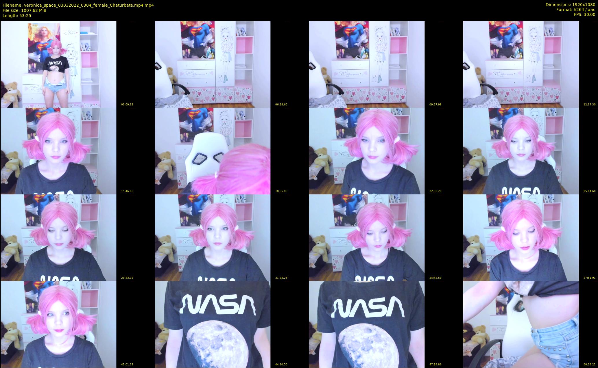 veronica_space — 54 minute Chaturbate female cam show recording, 1080p, Mar 3, 2022