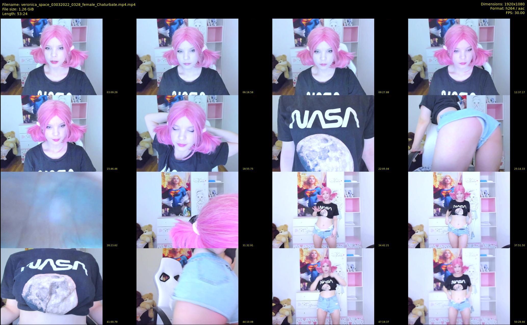 veronica_space — 54 minute Chaturbate female cam show recording, 1080p, Mar 3, 2022
