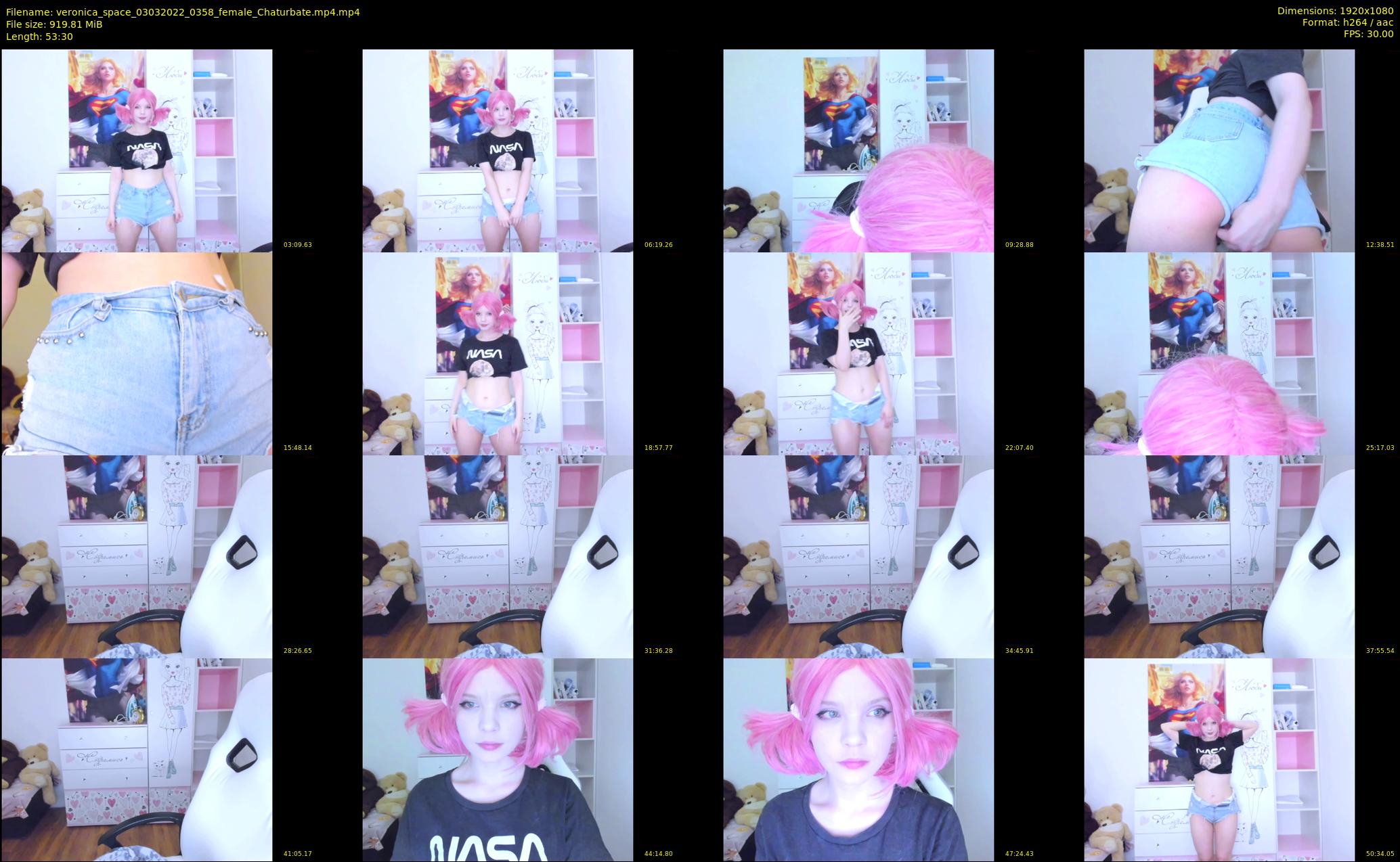 veronica_space — 54 minute Chaturbate female cam show recording, 1080p, Mar 3, 2022