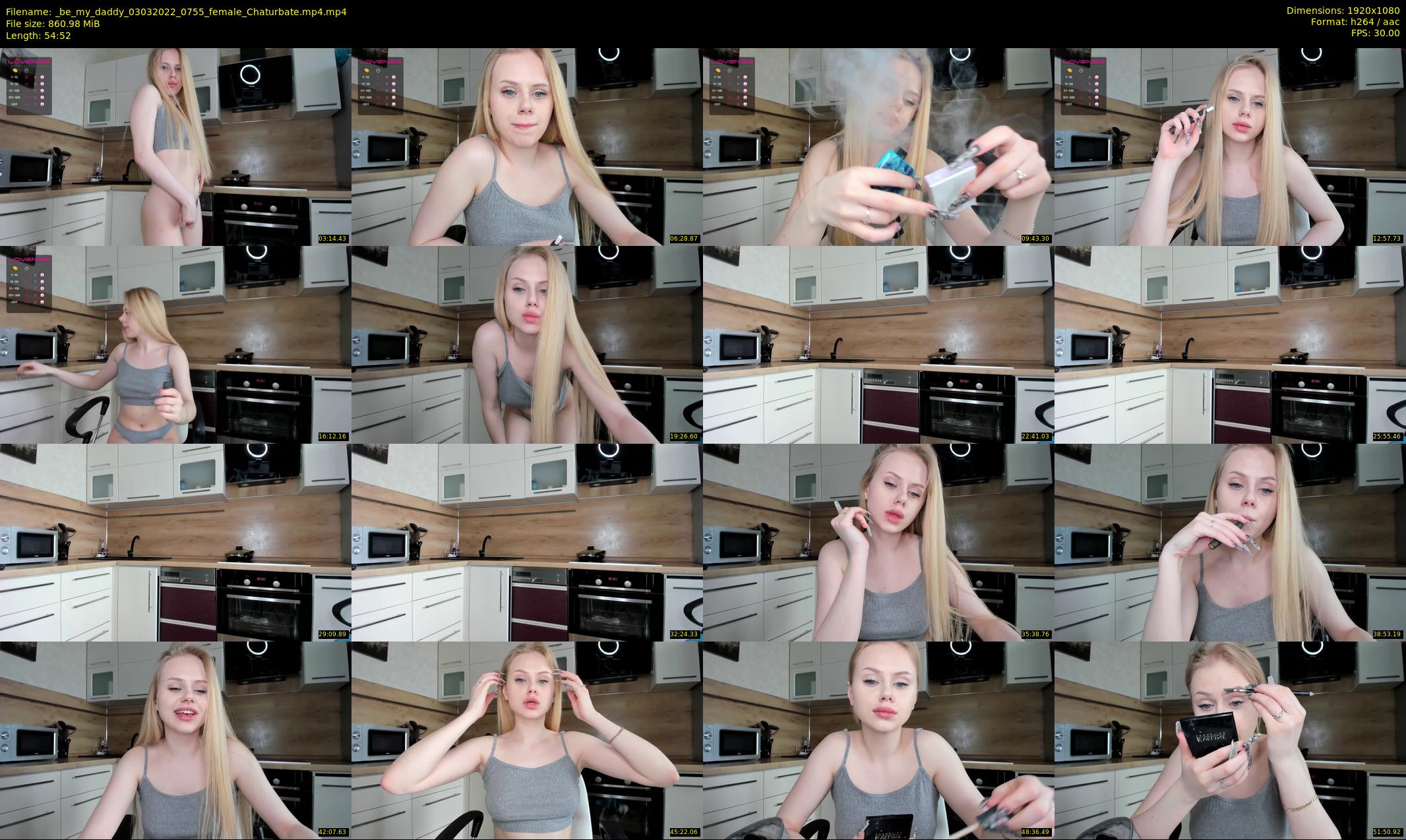 _be_my_daddy — 55 minute Chaturbate female cam show recording, 1080p, Mar 3, 2022