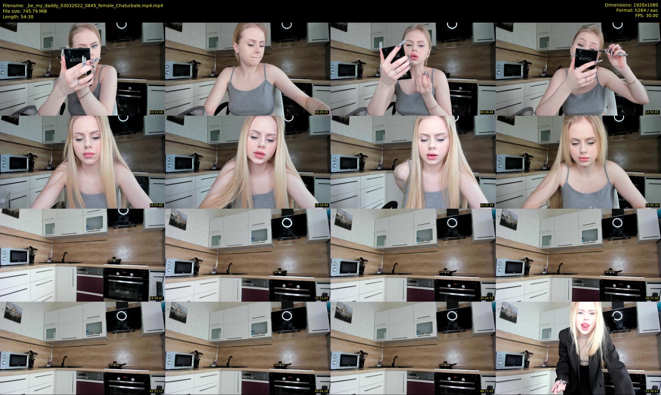 _be_my_daddy — 55 minute Chaturbate female cam show recording, 1080p, Mar 3, 2022