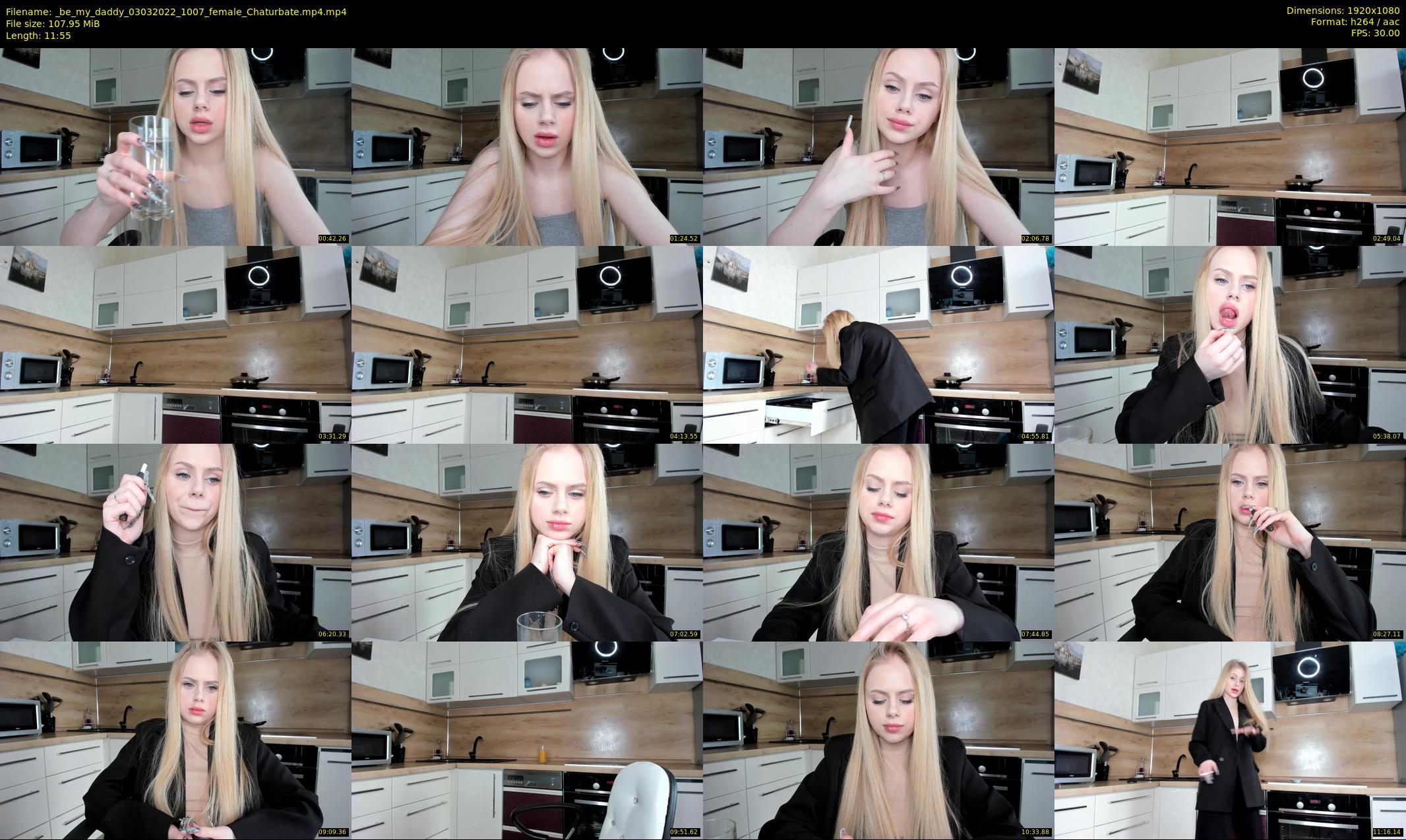 _be_my_daddy — 12 minute Chaturbate female cam show recording, 1080p, Mar 3, 2022