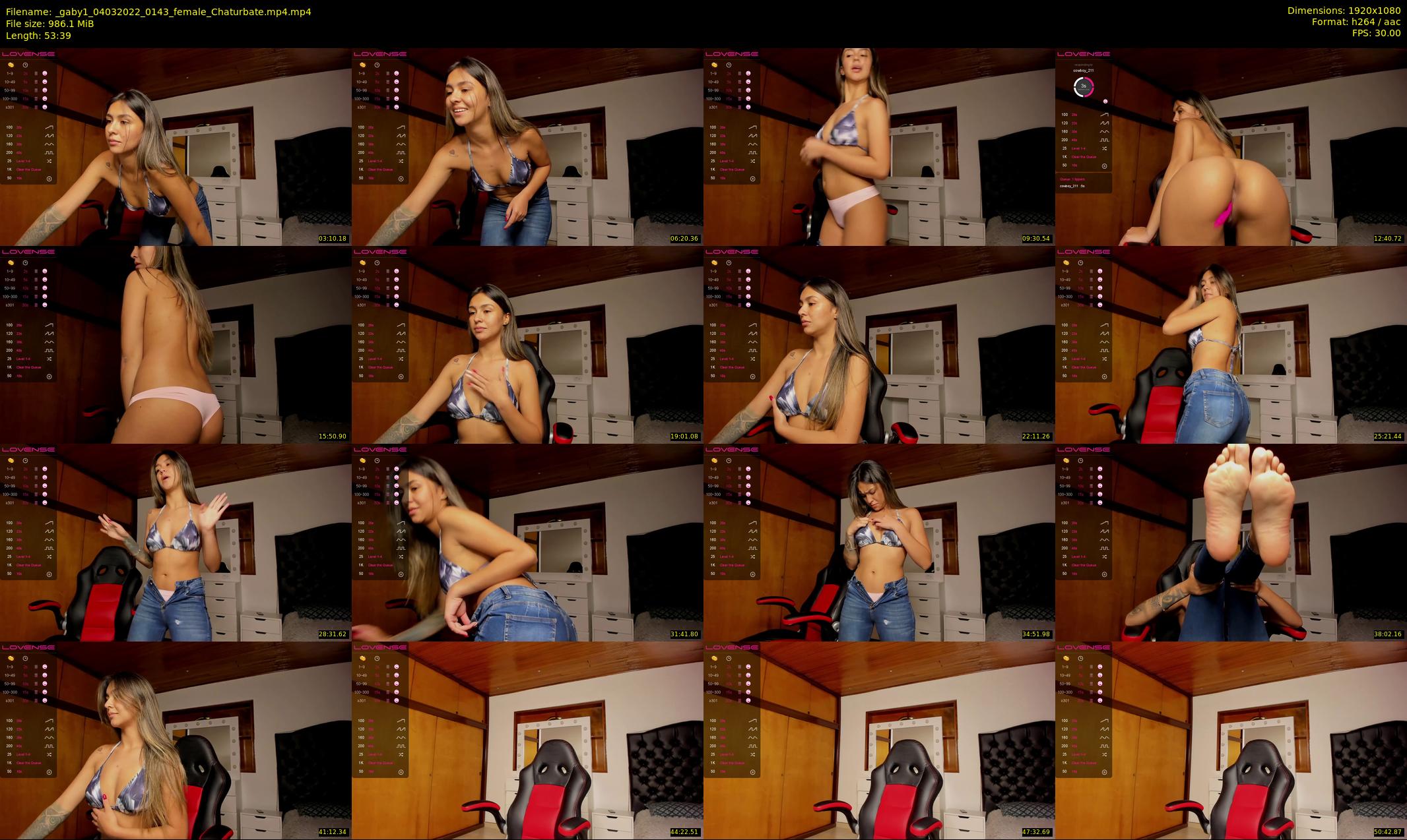 _gaby1 — 54 minute Chaturbate female cam show recording, 1080p, Mar 4, 2022