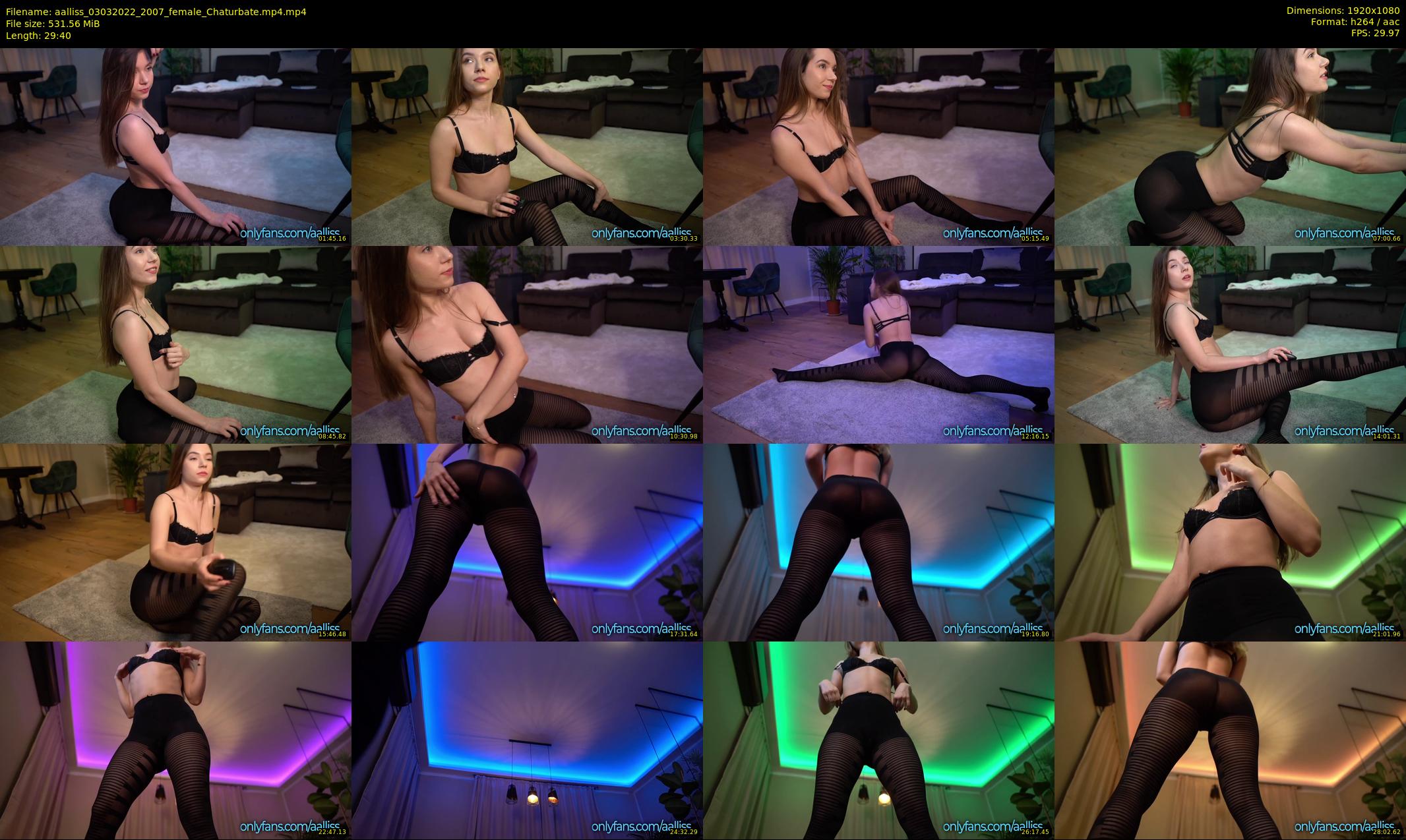 aalliss — 30 minute Chaturbate female cam show recording, 1080p, Mar 3, 2022