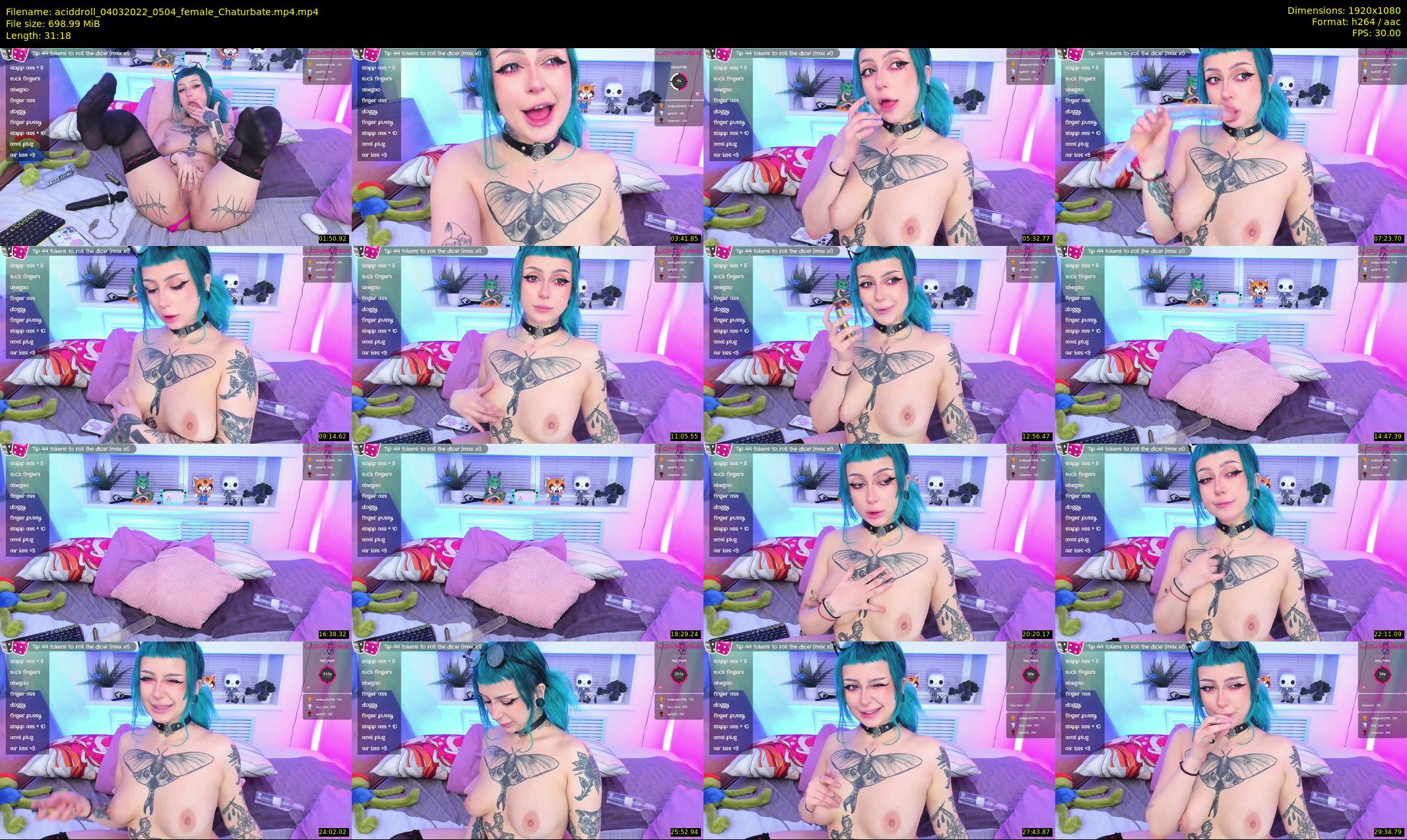 aciddroll — 32 minute Chaturbate female cam show recording, 1080p, Mar 4, 2022