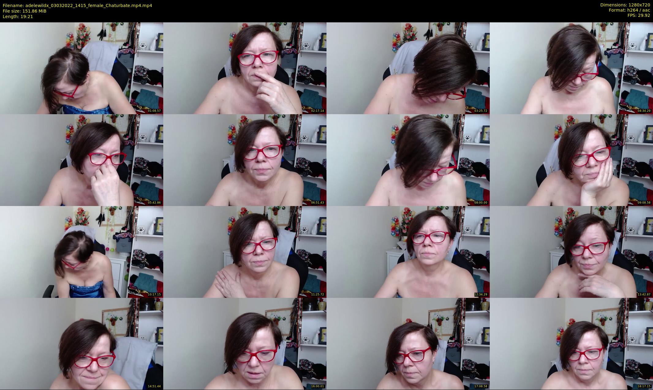 adelewildx — 20 minute Chaturbate female cam show recording, 720p, Mar 3, 2022