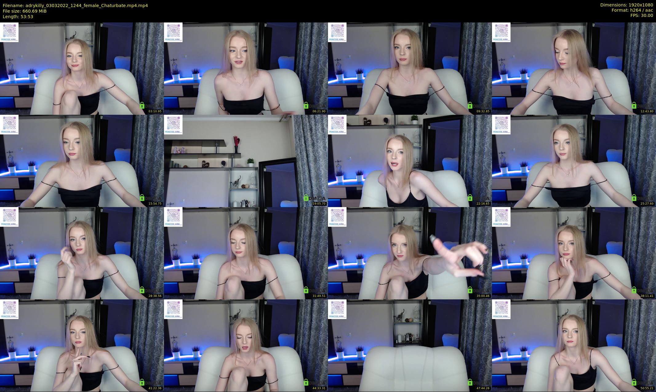 adrykilly — 54 minute Chaturbate female cam show recording, 1080p, Mar 3, 2022