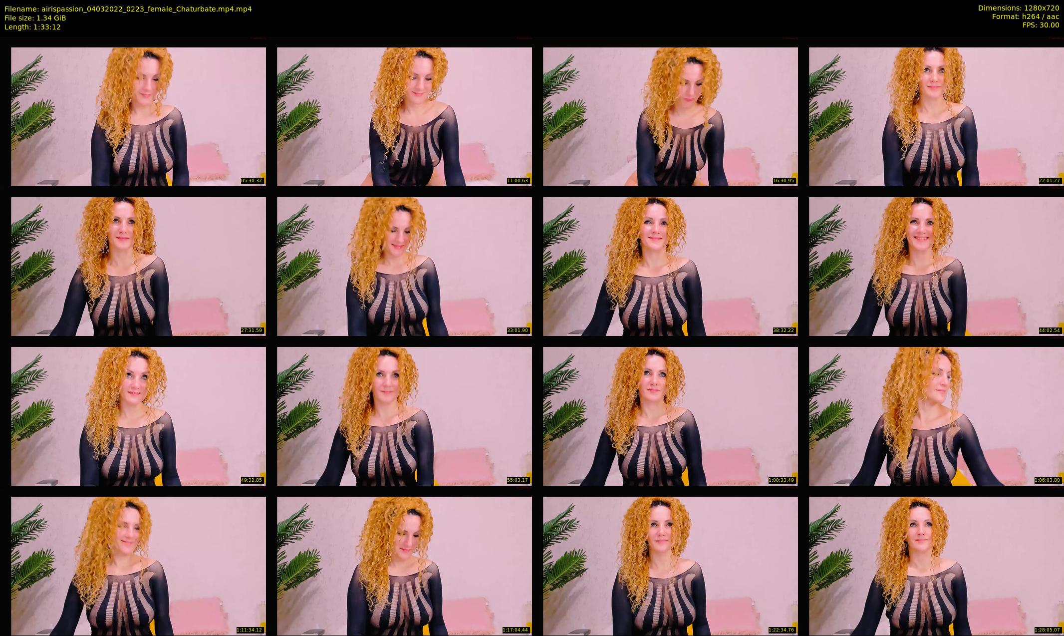 airispassion — 94 minute Chaturbate female cam show recording, 720p, Mar 4, 2022